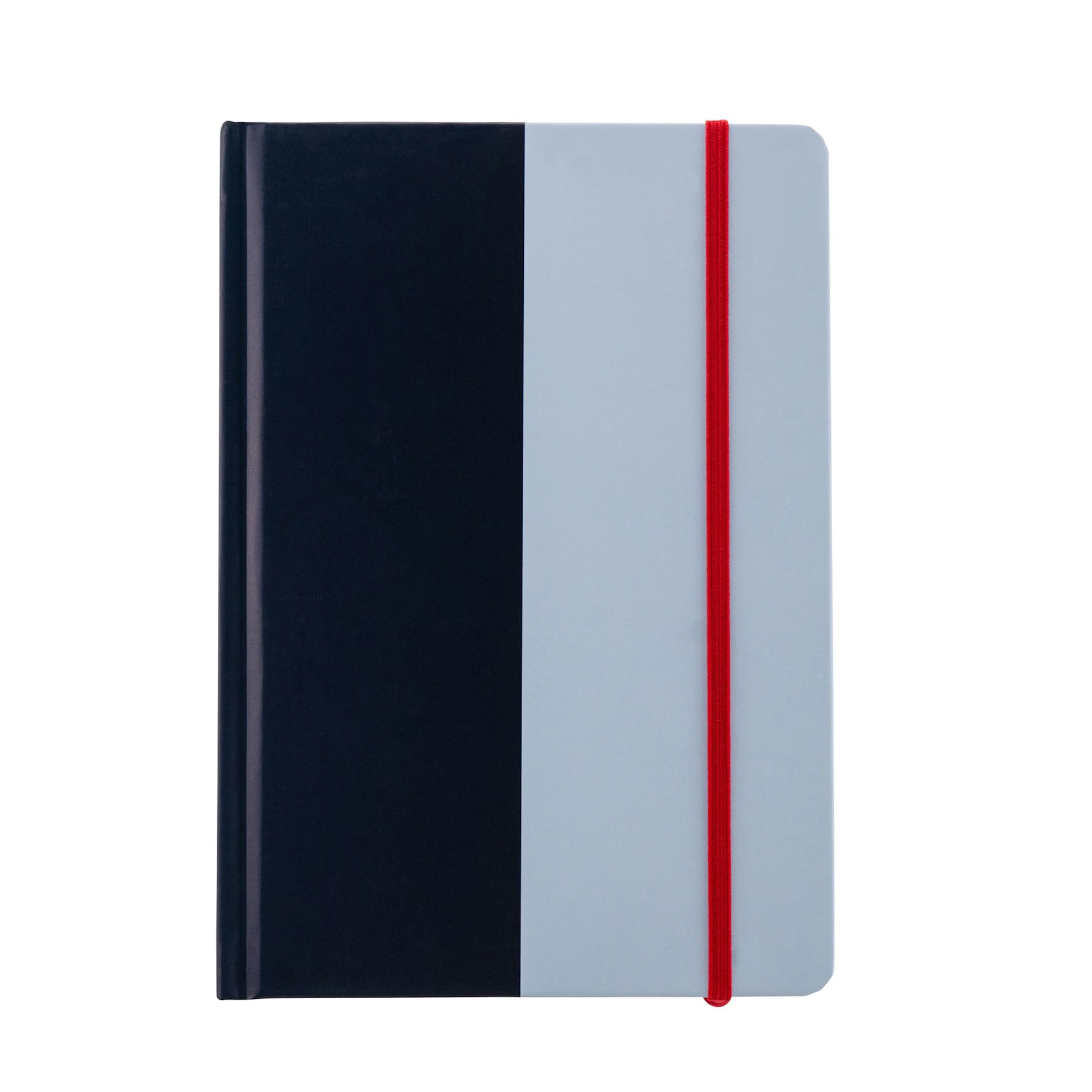 Hello, Artist! Hardbound A5 Notebook, 90 Sheets, Navy Blue/Blue, 5.7" x 8.2", Dot Grid