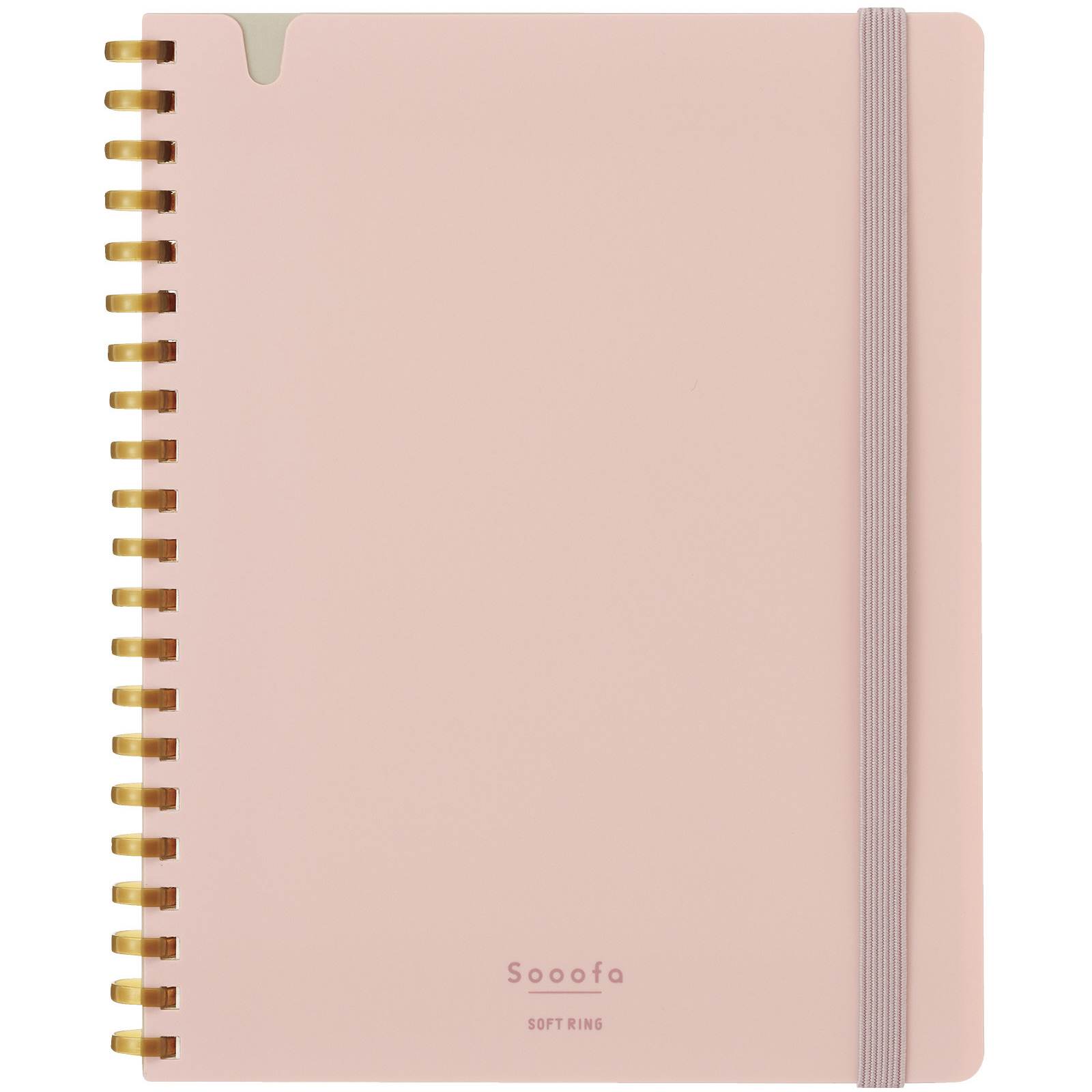 KOKUYO B6 Notebook, 80 Sheets, Pink, Grid