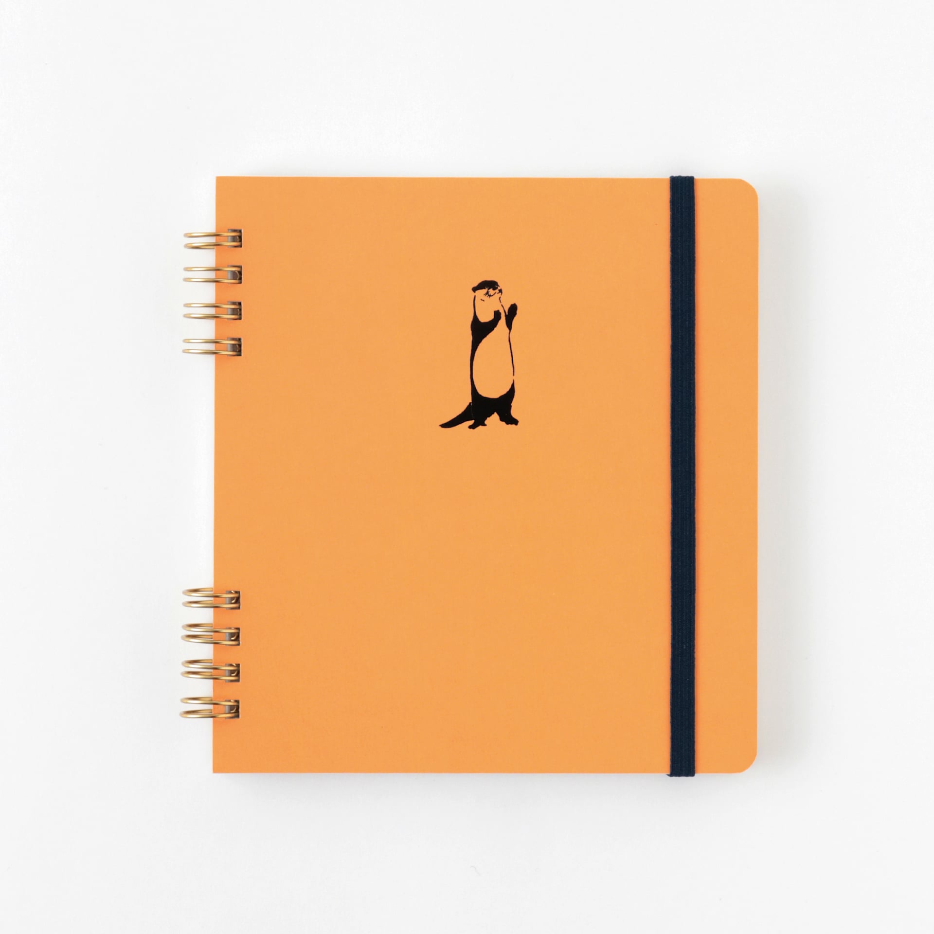 Green Flash Animal Spiral Notepad, Otter