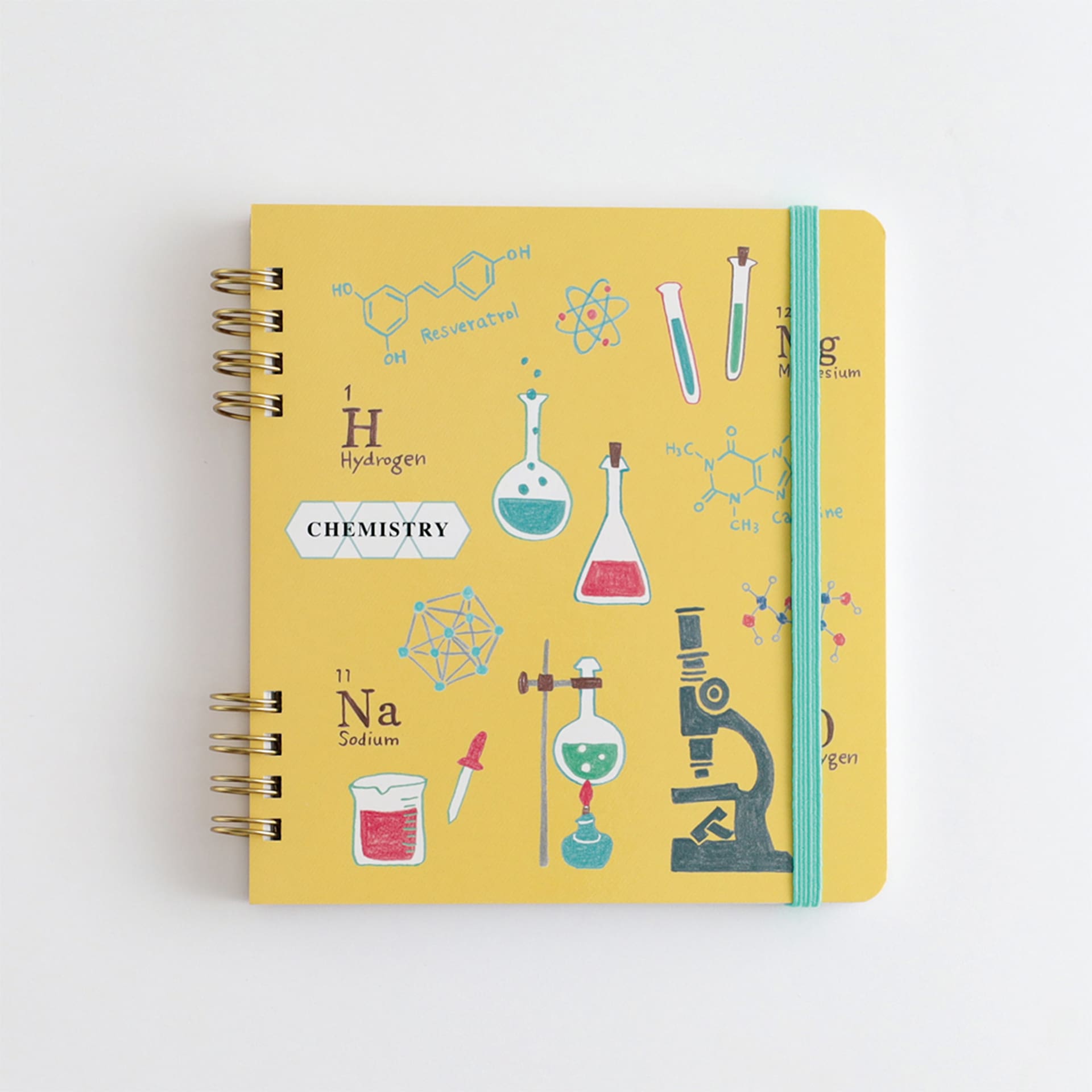 Green Flash Study Holic Sprial Notepad, Chemistry