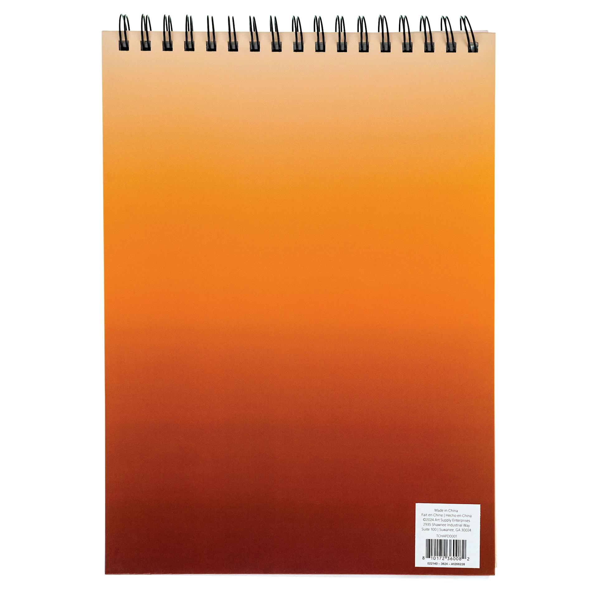 Hello, Artist! Sketch Pad – 9” x 12”, Wirebound, 80 Sheets, back of pad