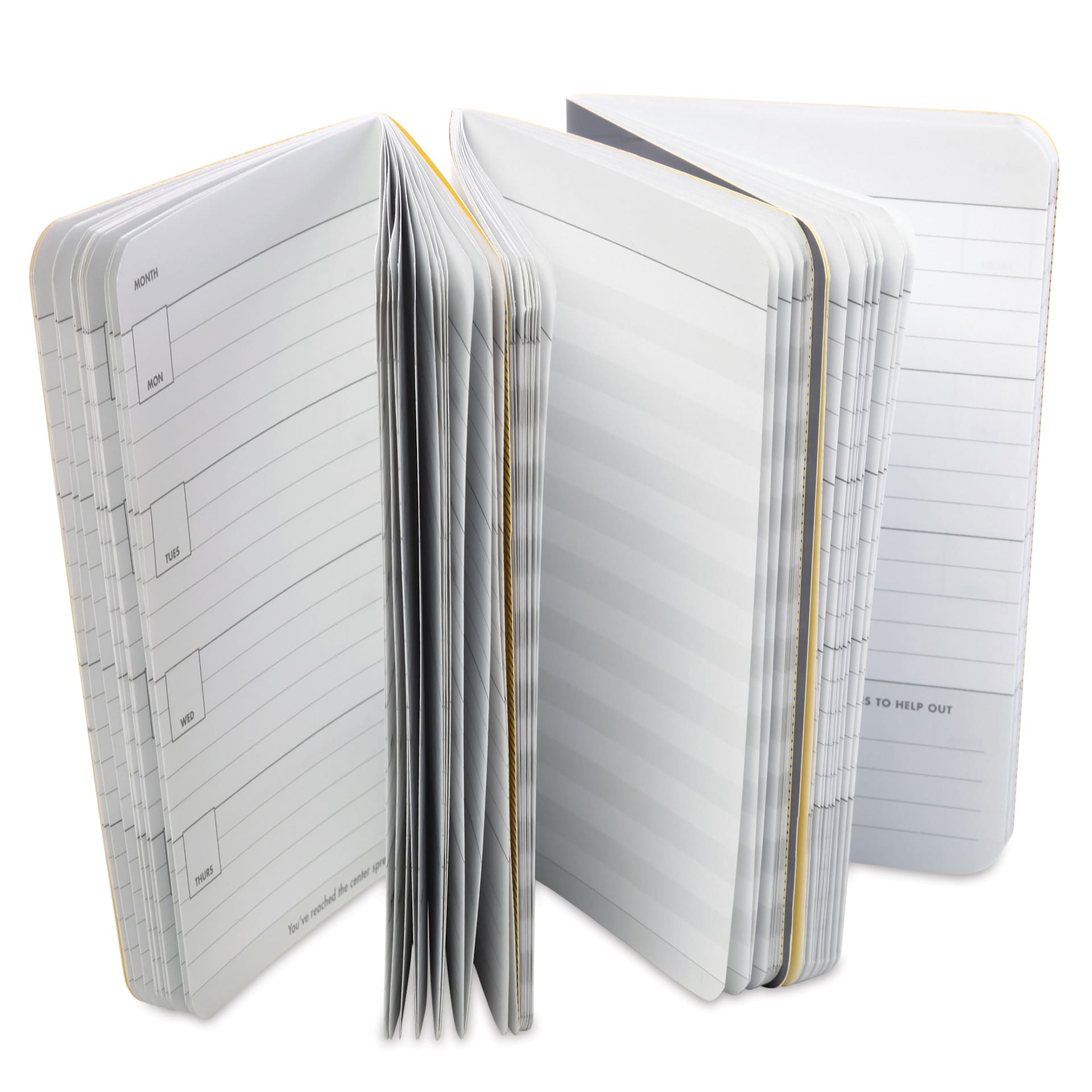 Field Notes Ignition Undated Pocket Planner Set, open planners