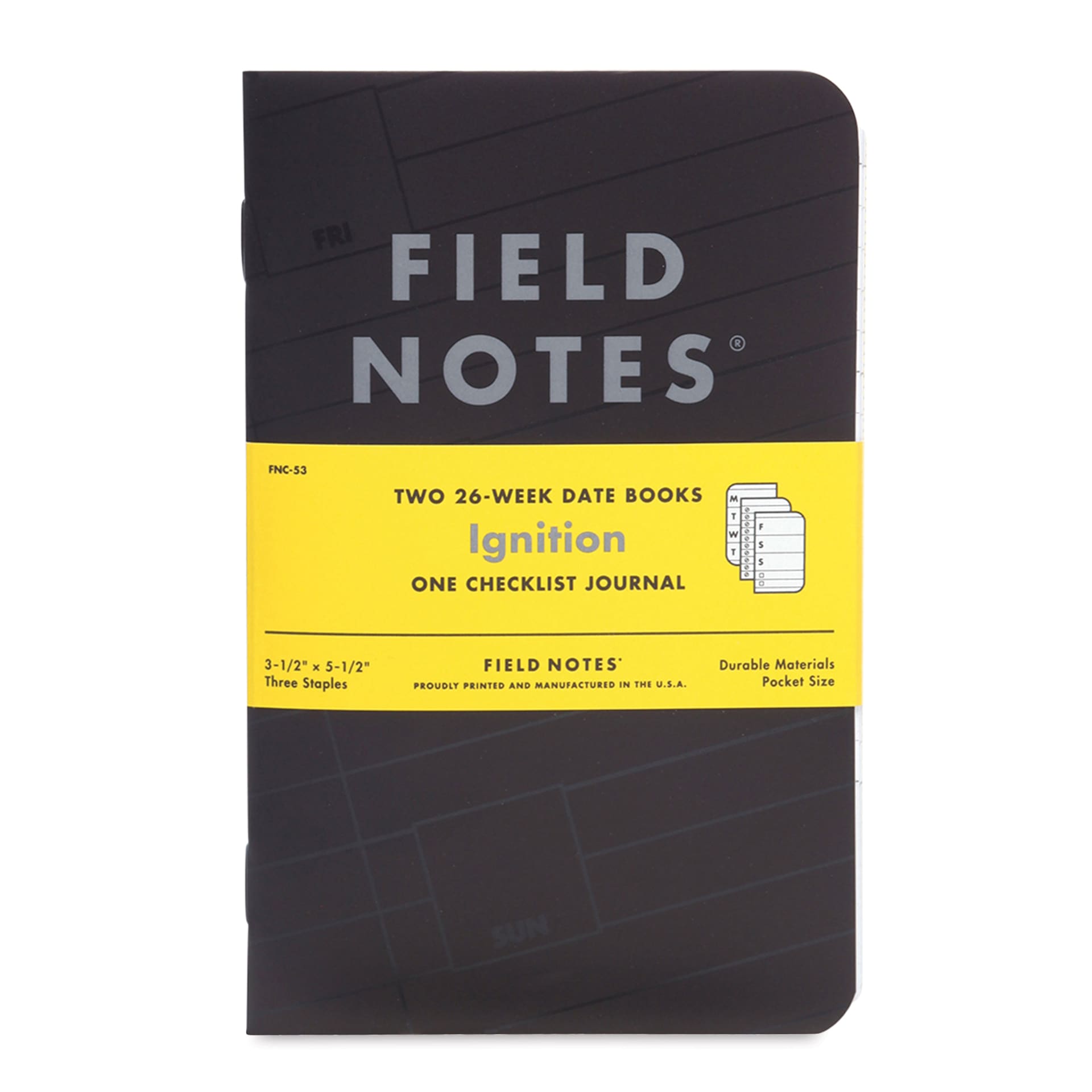Field Notes Ignition Undated Pocket Planner Set, front cover