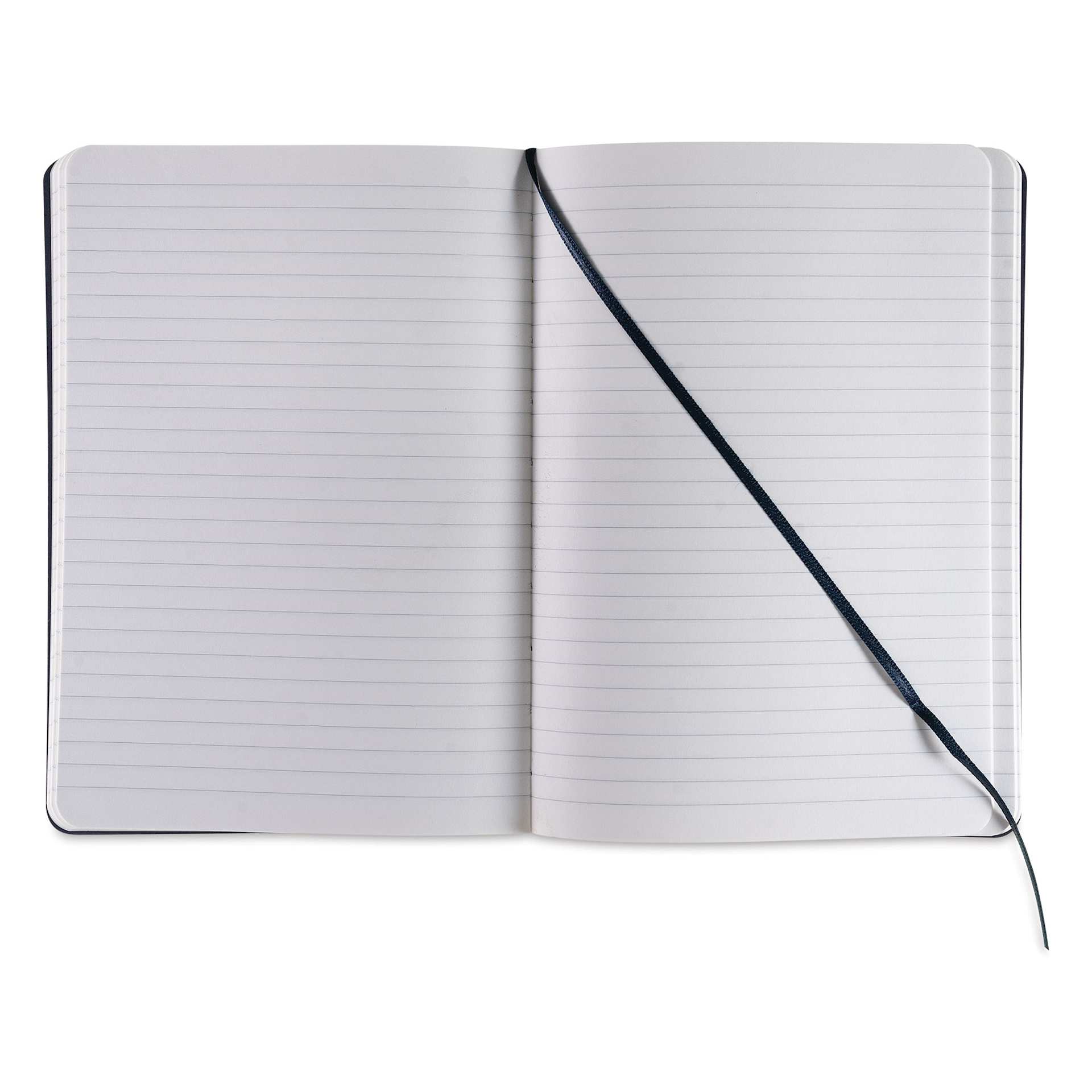 Fabriano EcoQua Plus Stitch-Bound Notebook - Wine, 5-4/5" x 8-1/4", Lined, open