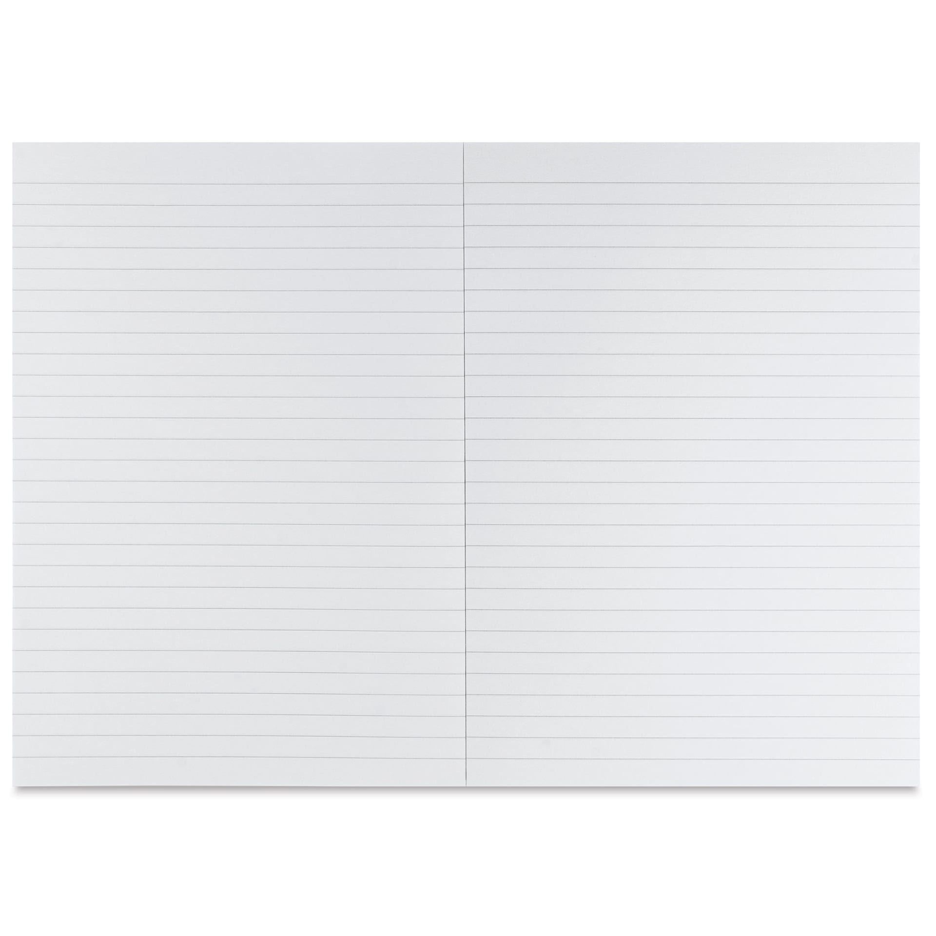 Fabriano Ecoqua Plus Glue-Bound Notebook - Yellow, 5-4/5" x 8-1/4", Lined, open