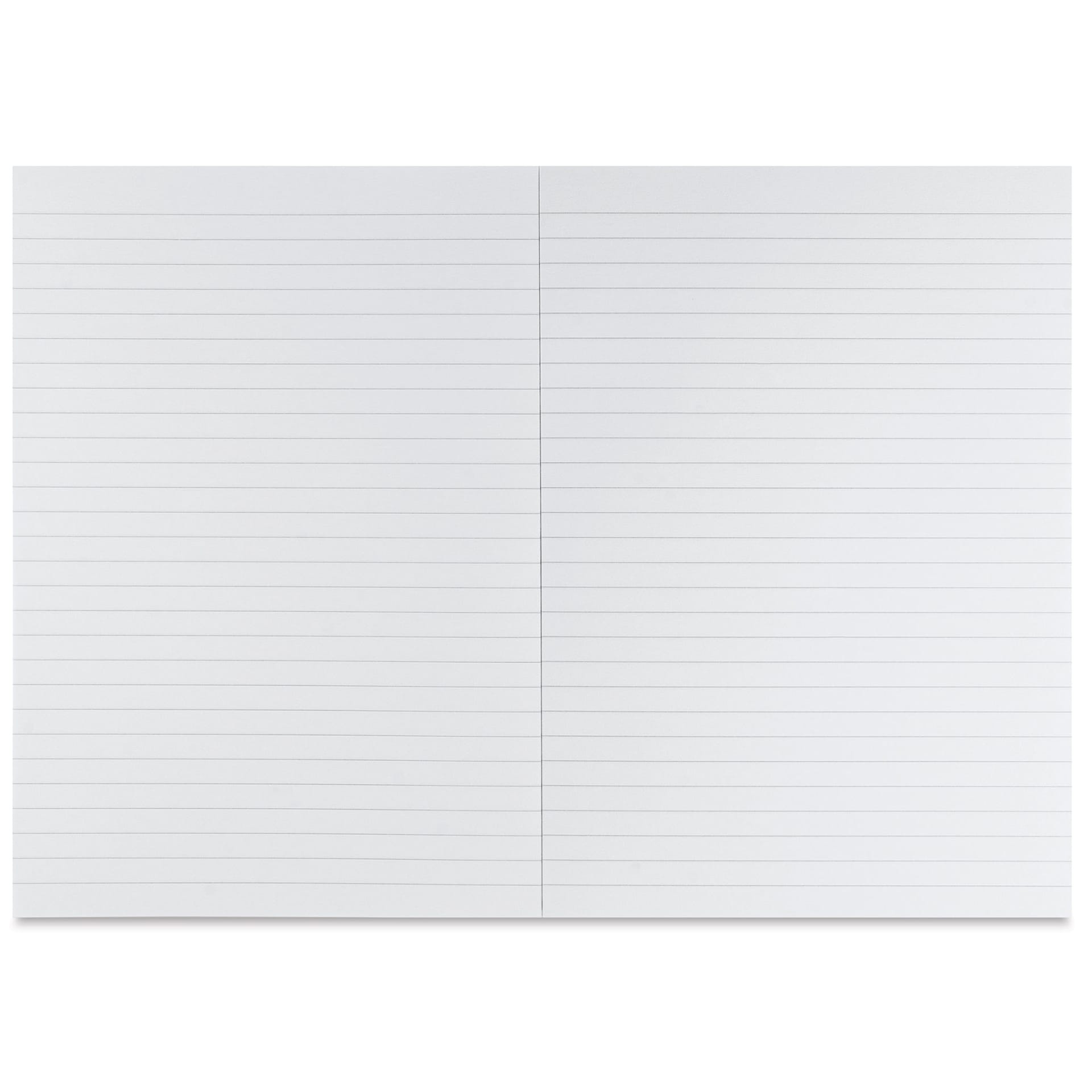 Fabriano Ecoqua Plus Glue-Bound Notebook - Wine, 5-4/5" x 8-1/4", Lined, open