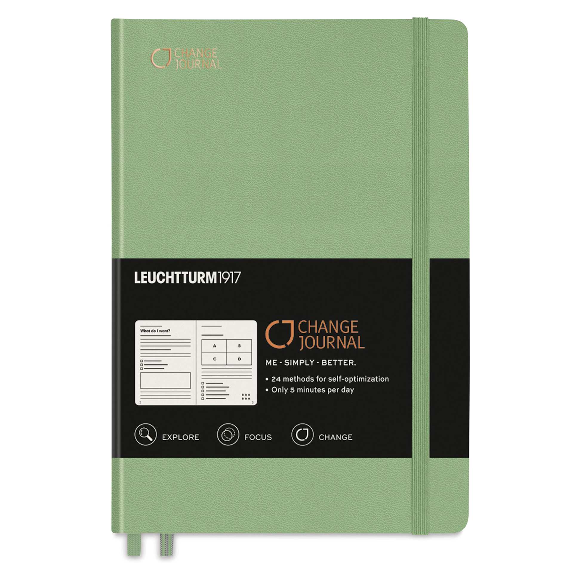 Leuchtturm1917 Change Journal - Sage, 5-3/4" x 8-1/4"