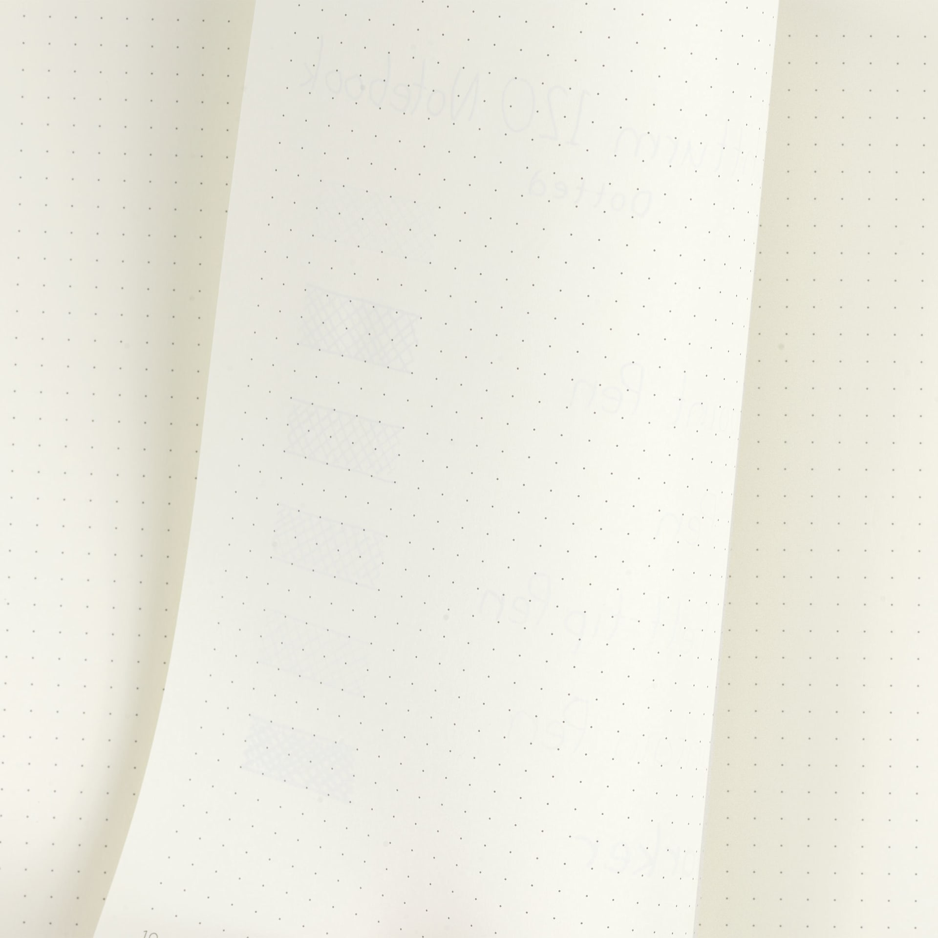 Leuchtturm1917 Edition 120G Notebooks, bleed of pen marks on dotted paper