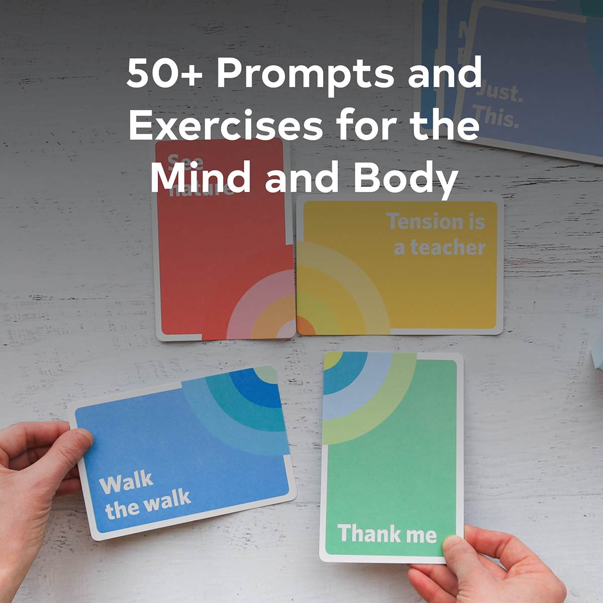 Mindfulness Cards: Simple Practices for Everyday Life - 50+ prompts and exercises