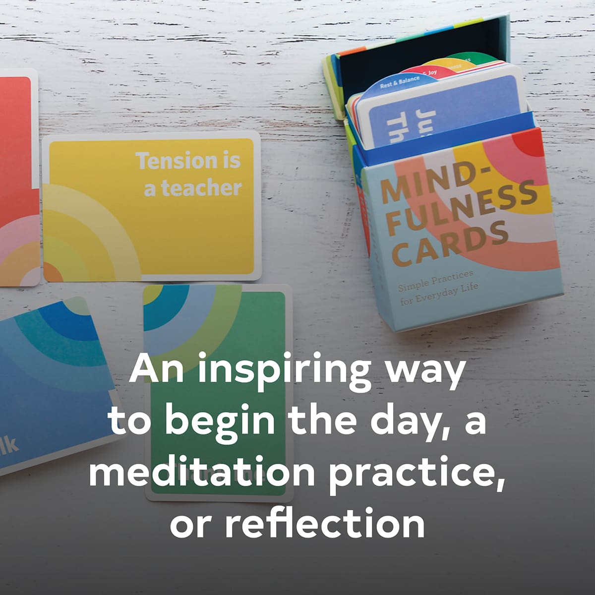 Mindfulness Cards: Simple Practices for Everyday Life - start the day, practice meditation, or reflect