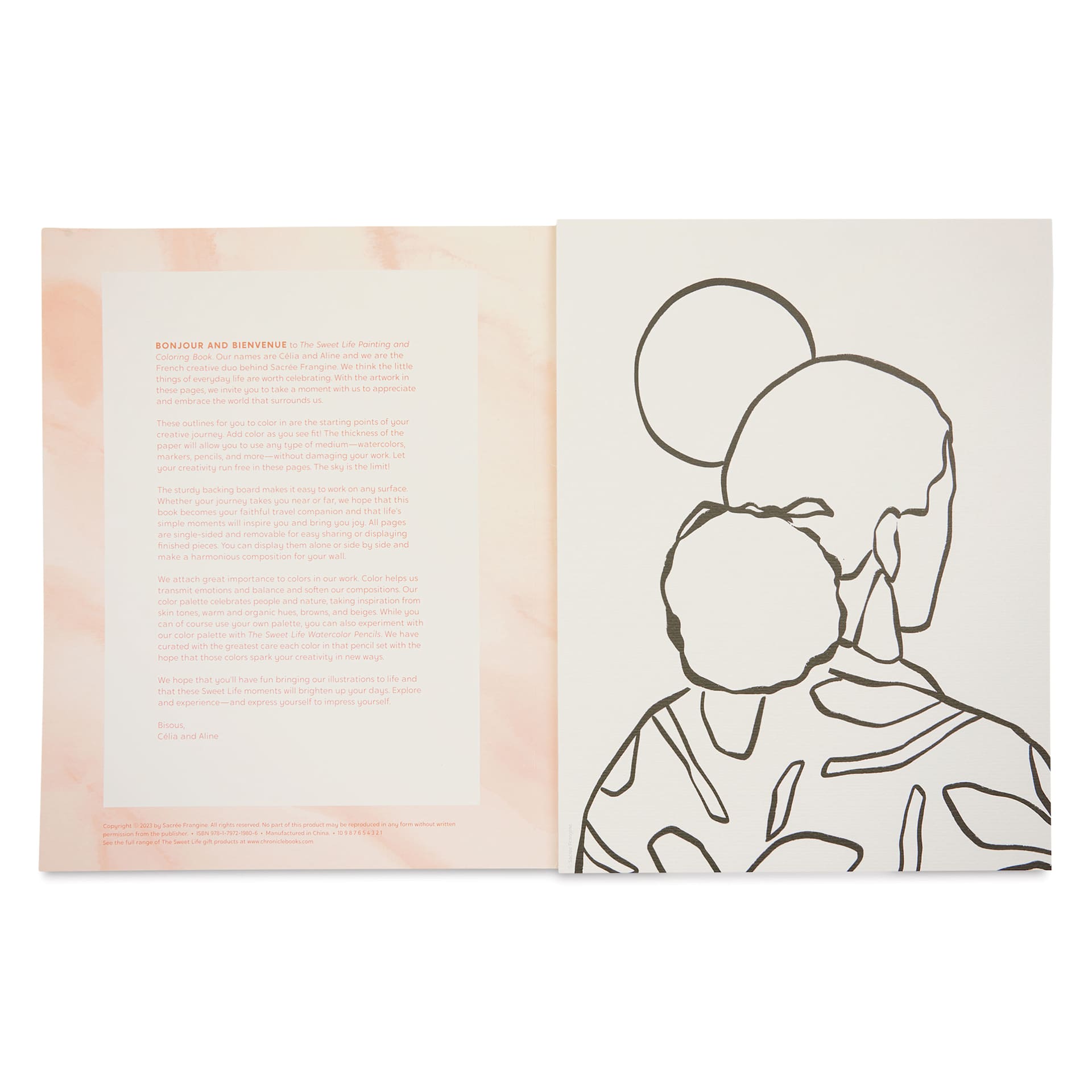 The Sweet Life Painting & Coloring Book