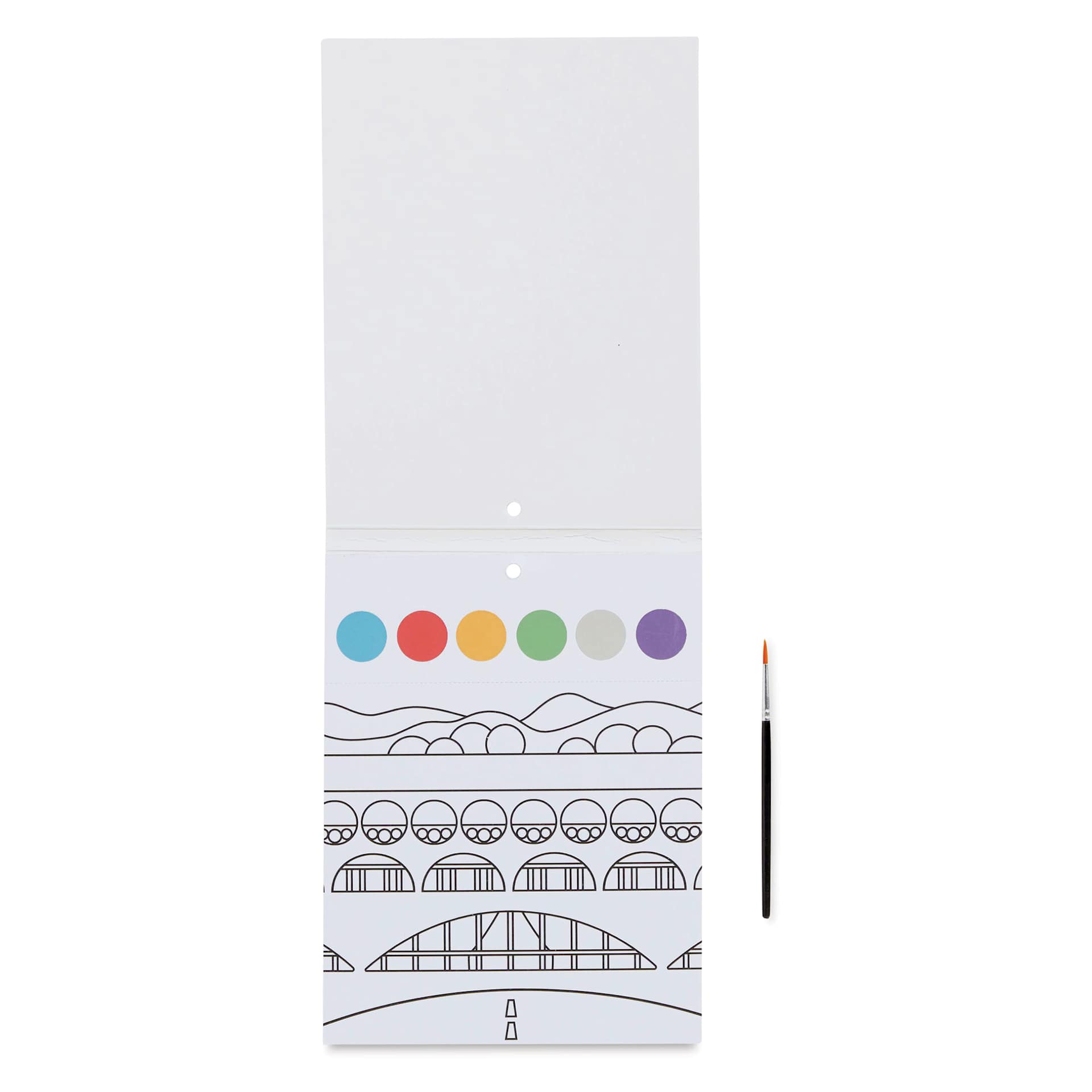 Mudpuppy Watercolor Paint-In Kit - Frank Lloyd Wright