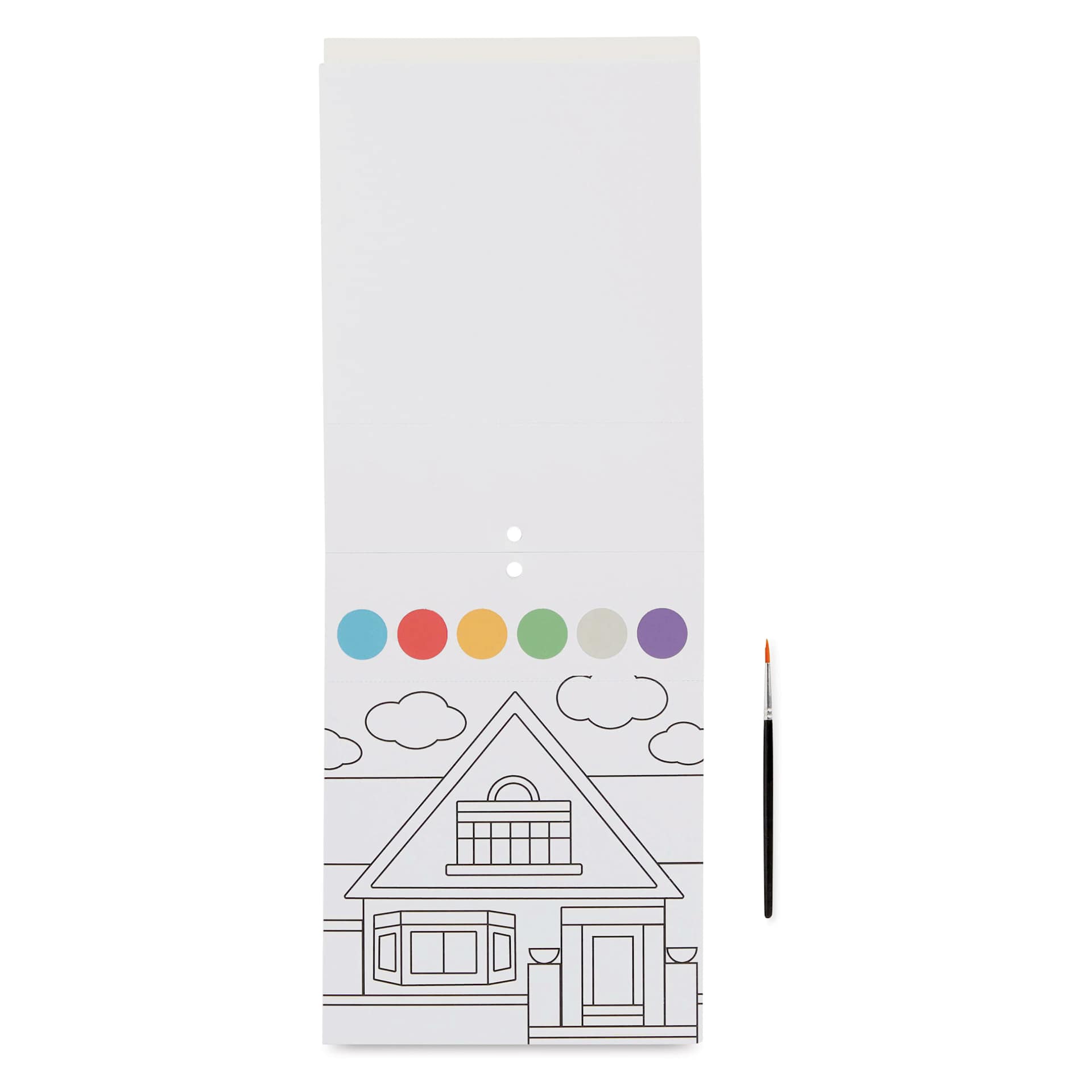 Mudpuppy Watercolor Paint-In Kit - Frank Lloyd Wright, house painting