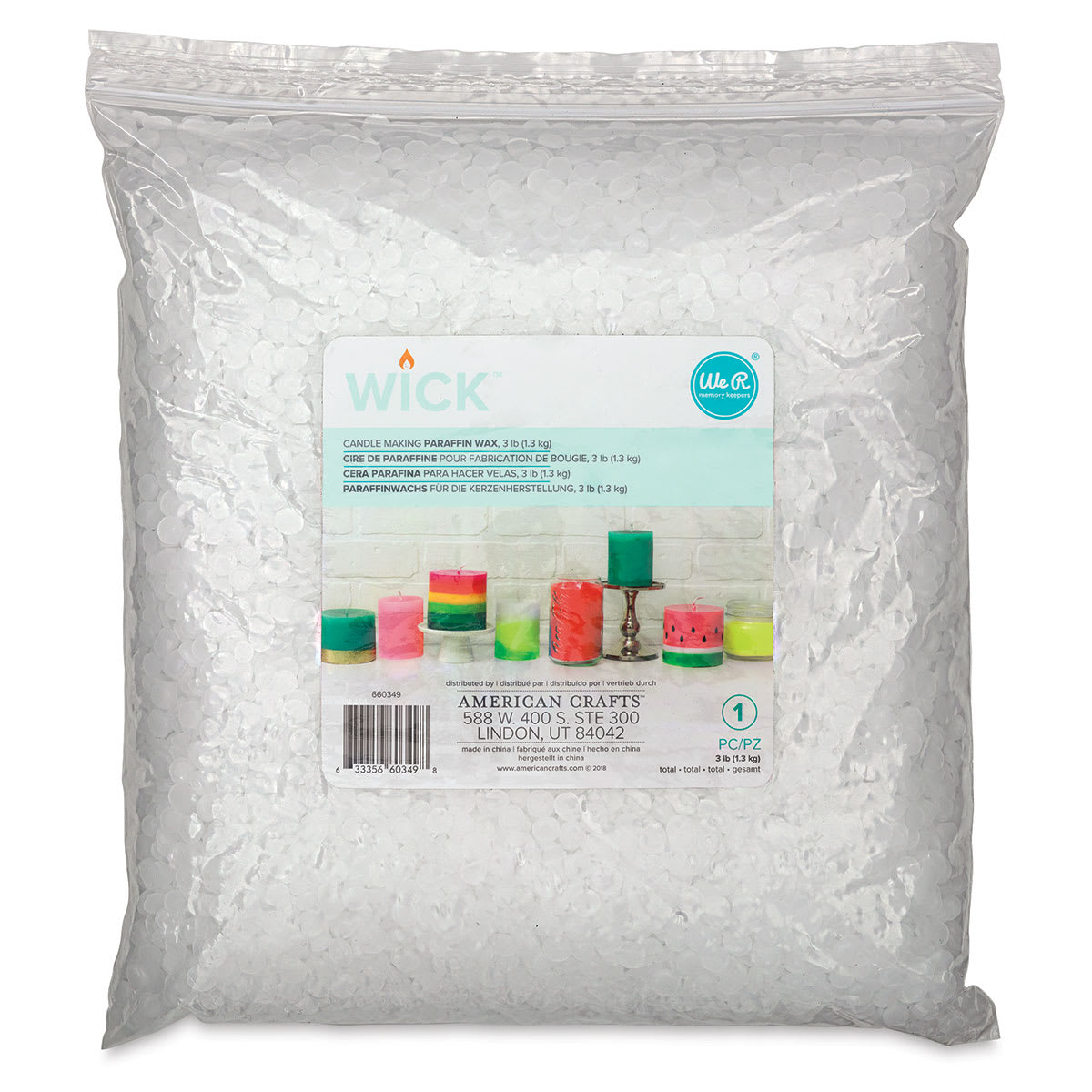 We R Memory Keepers Wick Paraffin Wax