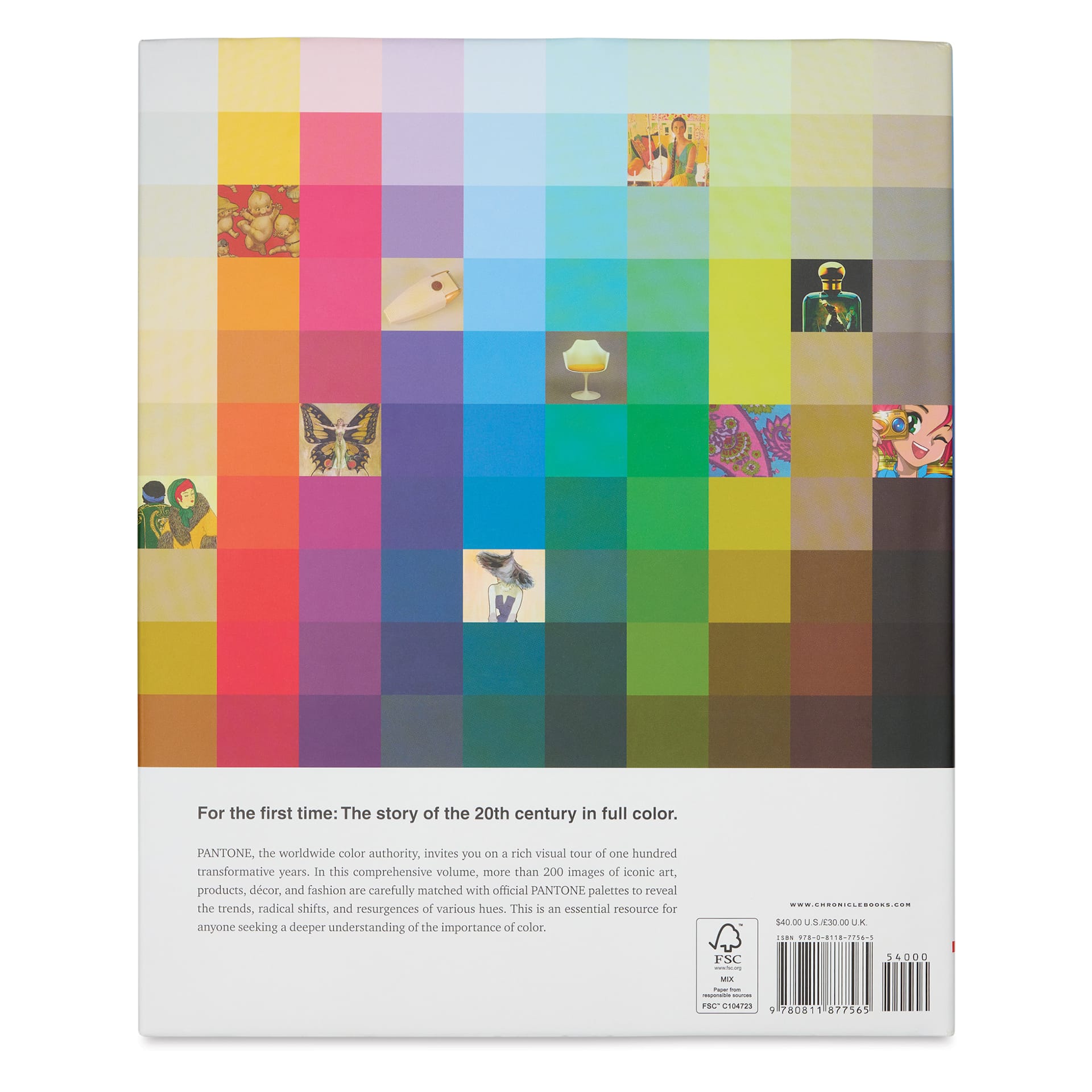 Pantone: The Twentieth Century in Color - 9" x 11", 208 Pages, back cover