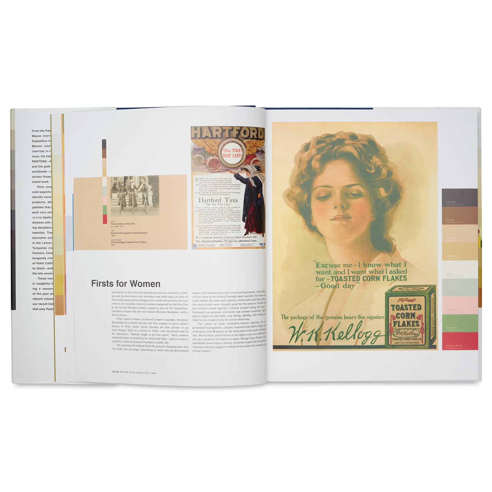 Pantone: The Twentieth Century in Color - 9" x 11", 208 Pages, Firsts for Women 1900's