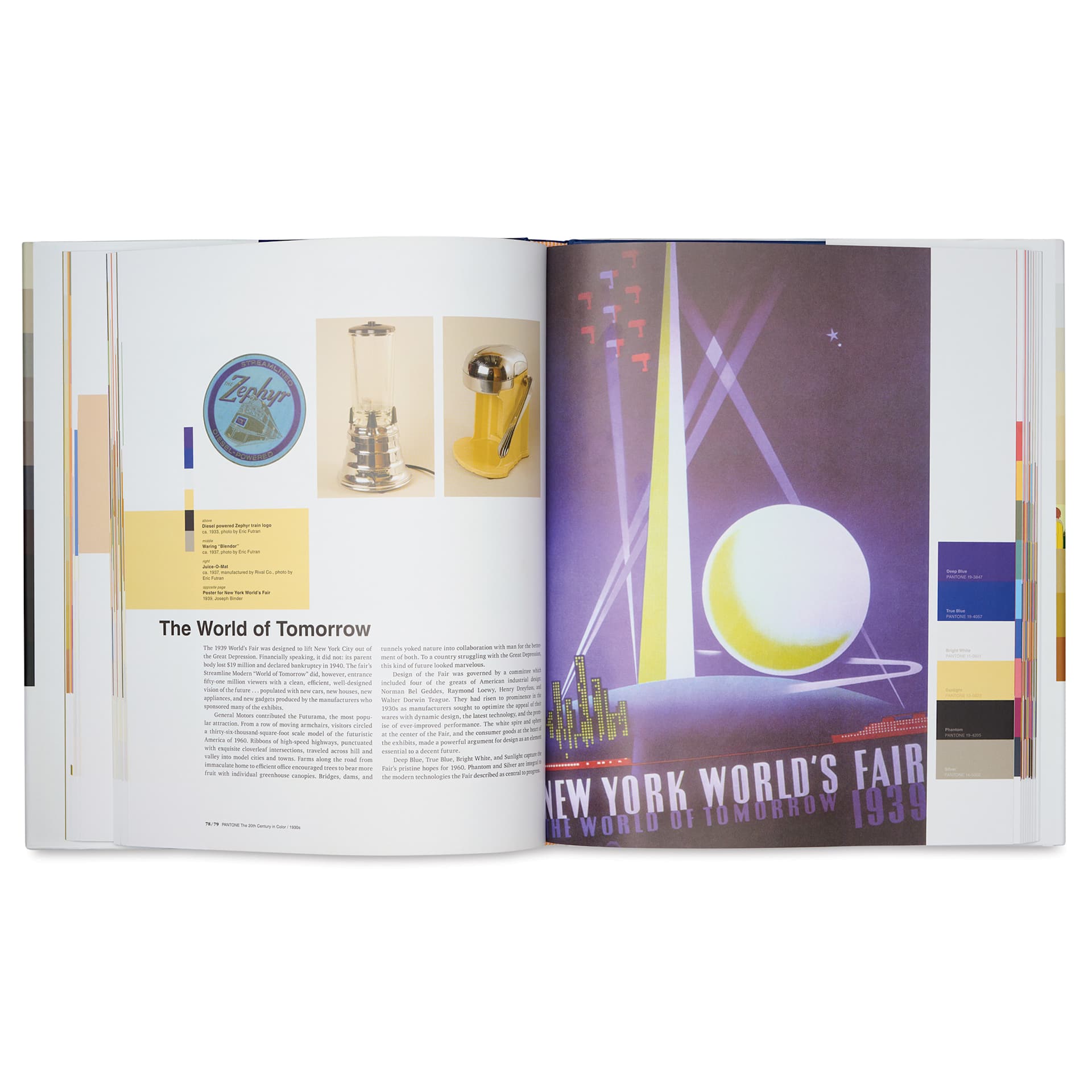 Pantone: The Twentieth Century in Color - 9" x 11", 208 Pages, 1939 World's Fair