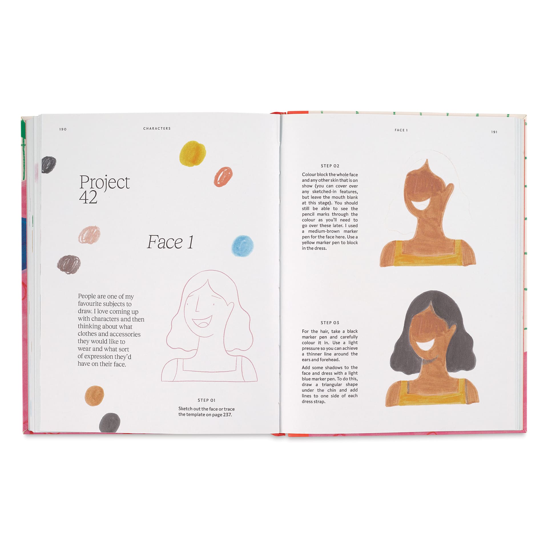 15-Minute Art: Drawing, face drawing project