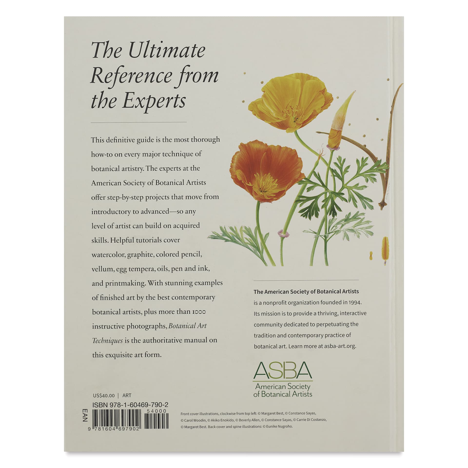 Botanical Art Techniques, back cover