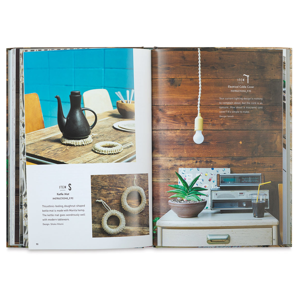 Macramé Décor - Spread showing home decor ideas
