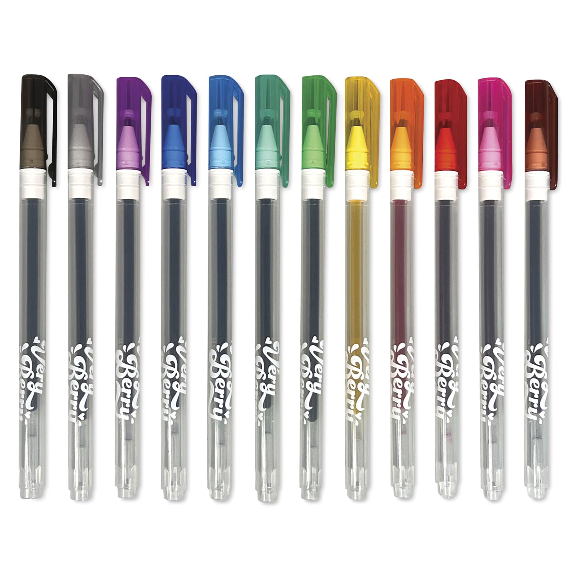Ooly Very Berry Strawberry Scented Gel Pens, out of package