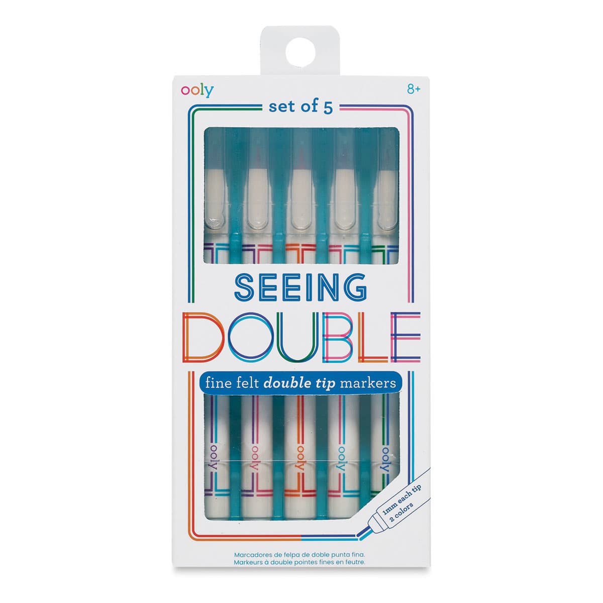 Ooly Seeing Double Fine Double Tip Markers (in packaging)