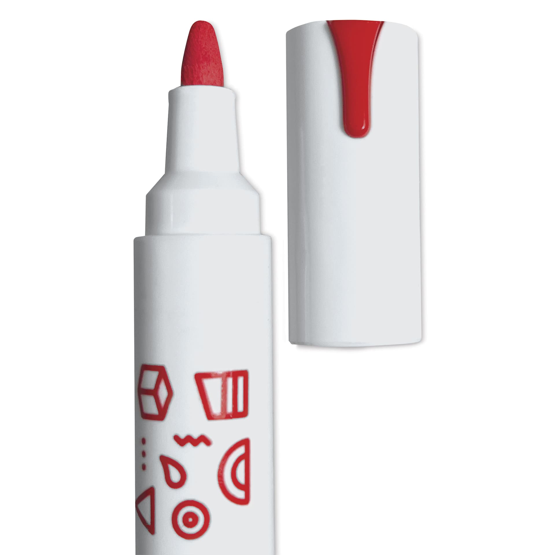 Ooly Vivid Pop! Water-Based Paint Marker Set - Primary, Set of 8, close-up of marker tip
