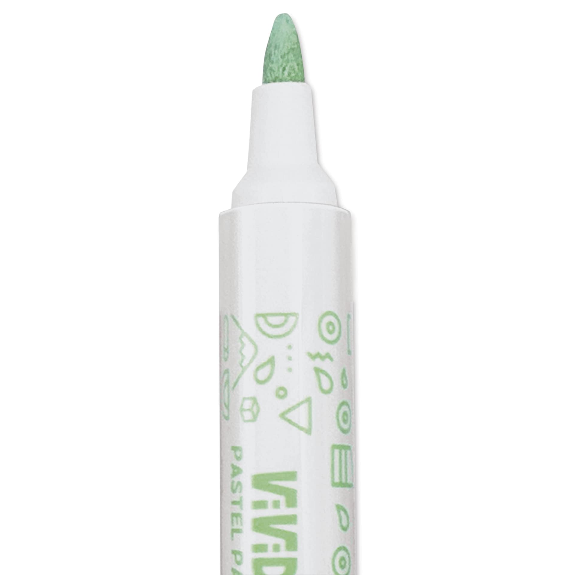 Ooly Vivid Pop! Water-Based Paint Marker Set - Pastel, Set of 8, close-up of marker tip