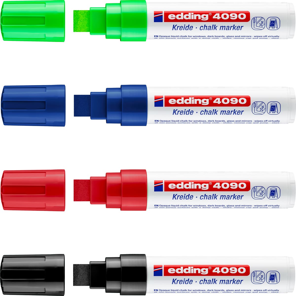 edding Chalk Marker Set 4-Marker Set
