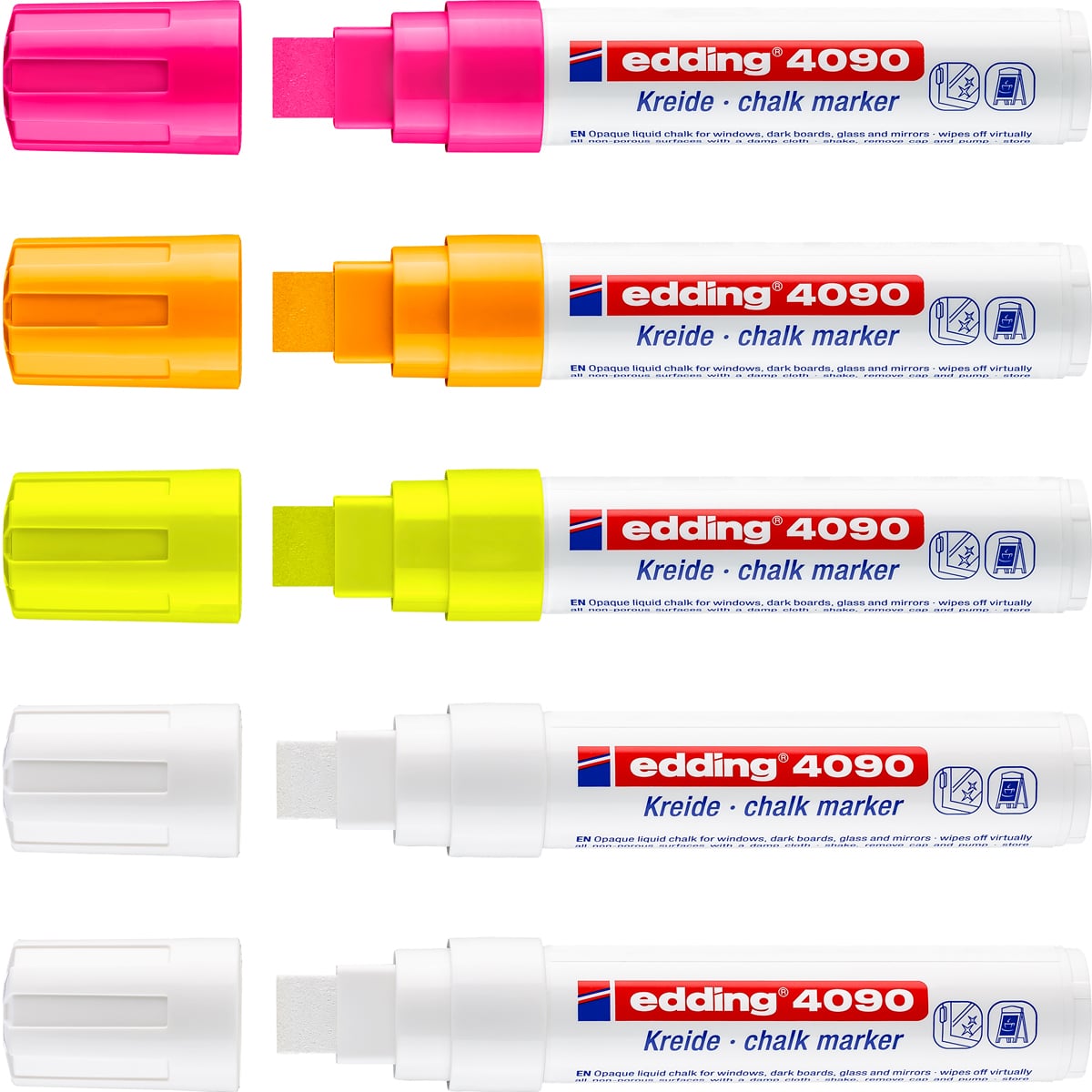 edding Chalk Marker Set 5-Marker Set