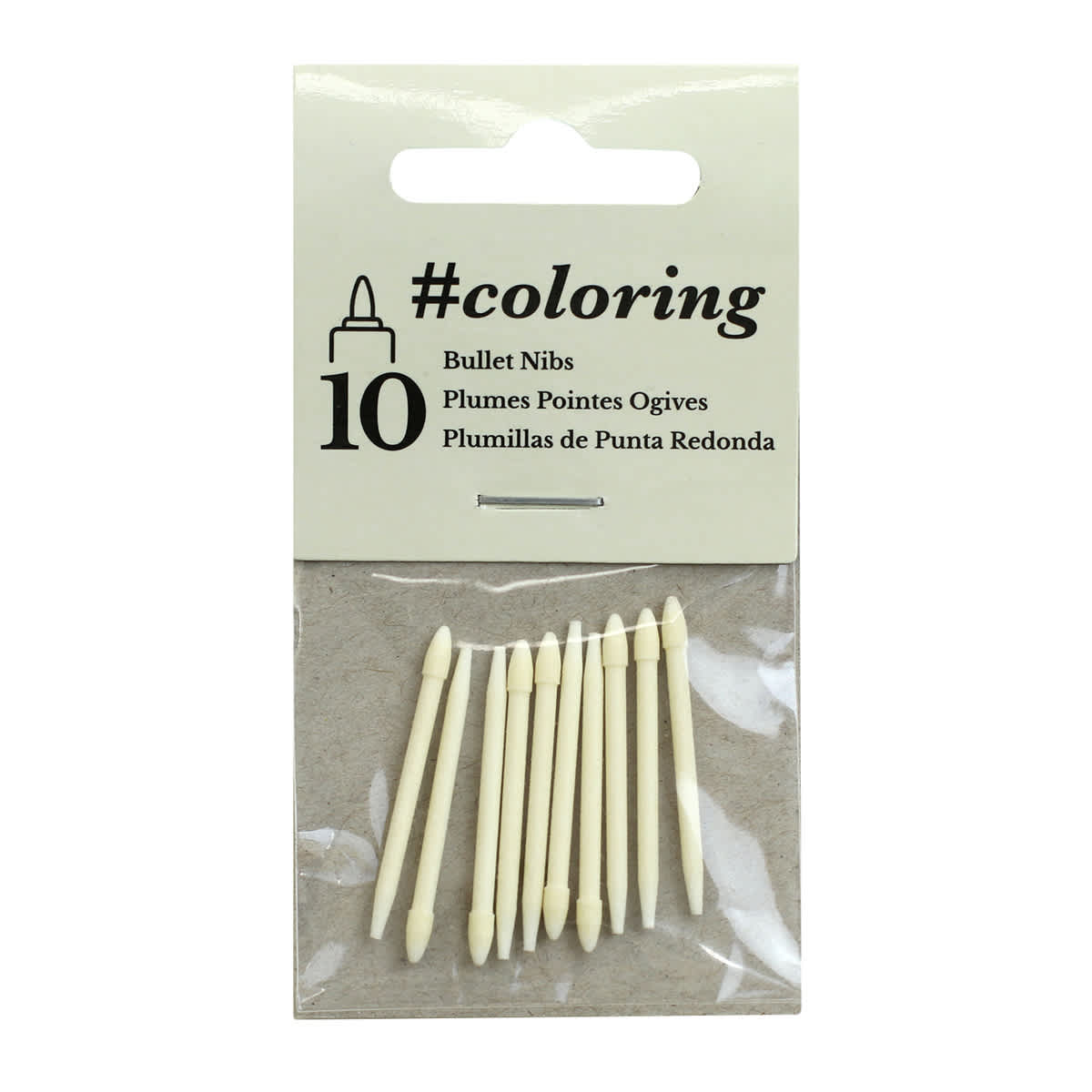 REPLACEMENT NIB PACK Bullet Nibs - 10/Pkg. - Peggable