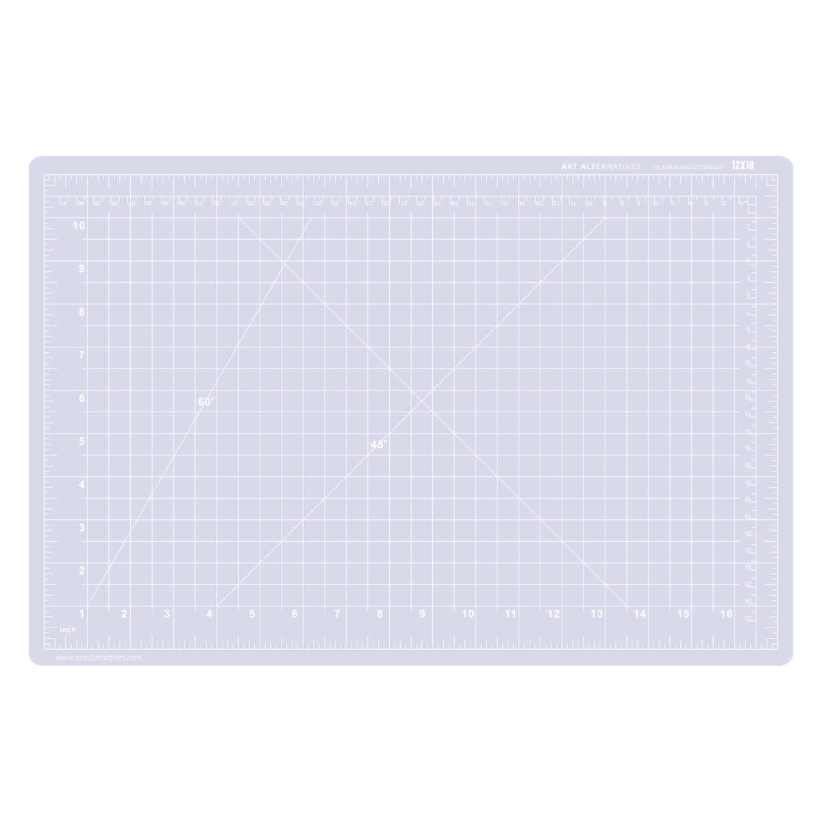 Art Alternatives Self-Healing Cutting Mat - Clear, 12" x 18"