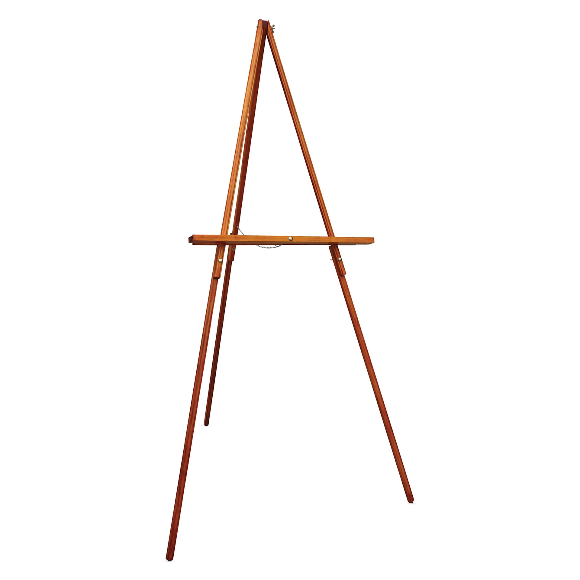 Art Alternatives Basic Wood Tripod Display Easel, at an angle