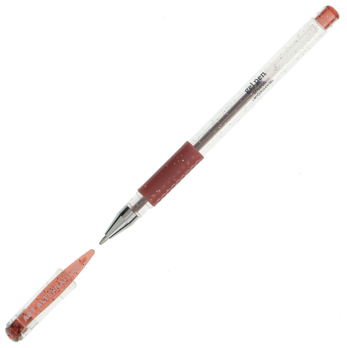 Gel Pen Glitter Bordeaux