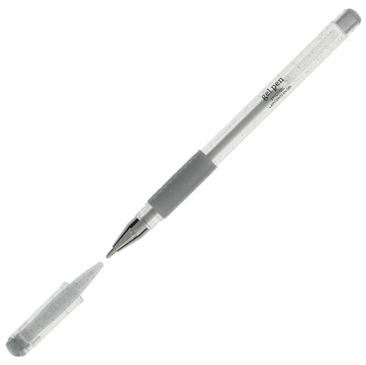 Gel Pen Glitter Silver