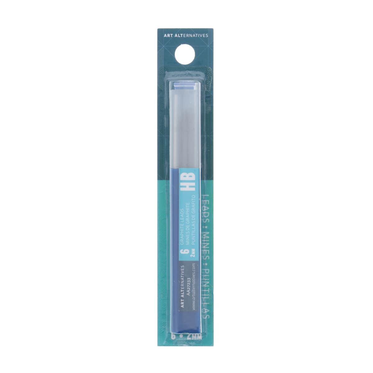 Art Alternatives Graphite Lead Refill - Pkg of 6, HB, 2 mm