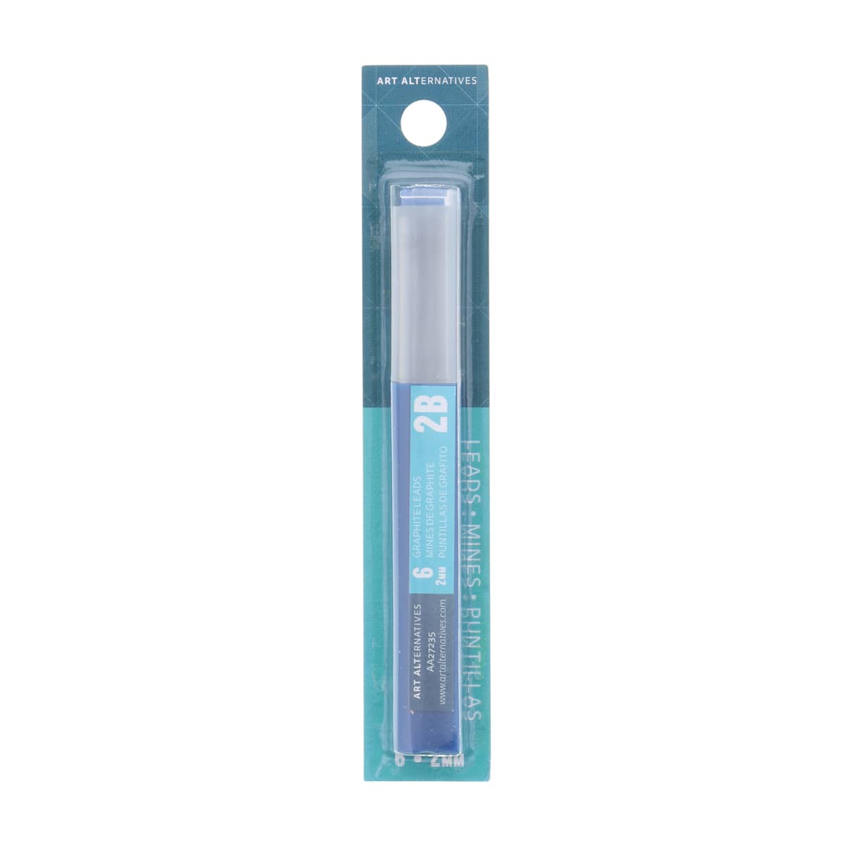 Art Alternatives Graphite Lead Refill - Pkg of 6, 2B, 2 mm