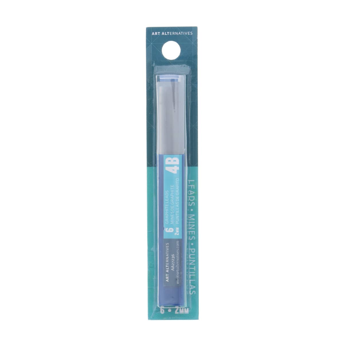 Art Alternatives Graphite Lead Refill - Pkg of 6, 4B, 2 mm