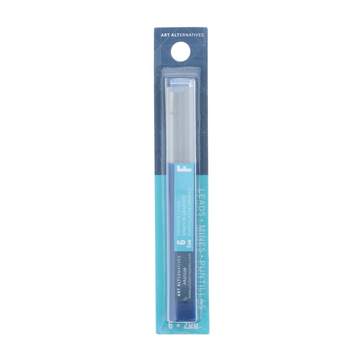Art Alternatives Graphite Lead Refill - Pkg of 6, F, 2 mm