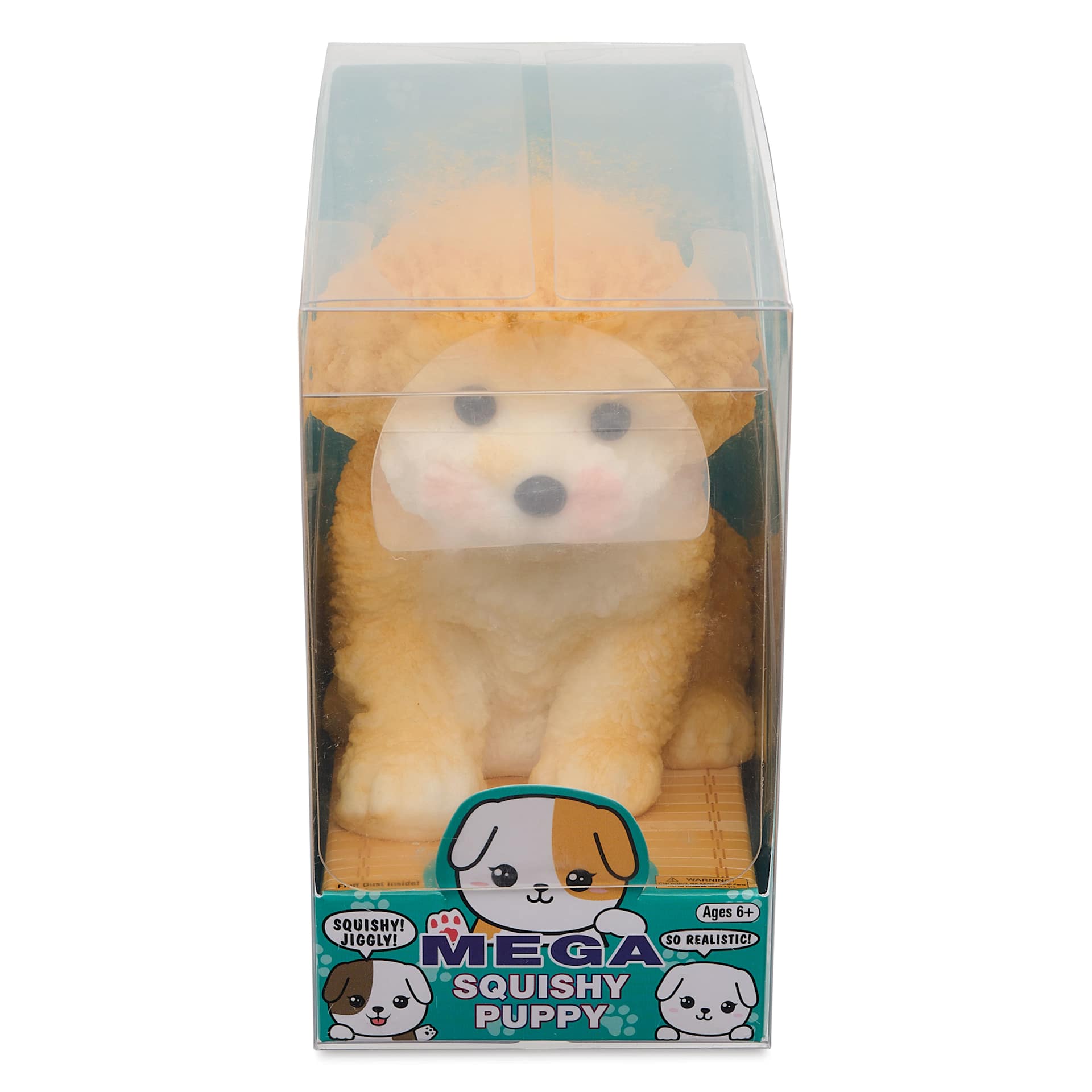 Zorbitz Mega Squishy Animal Figures - Puppy, front of packaging