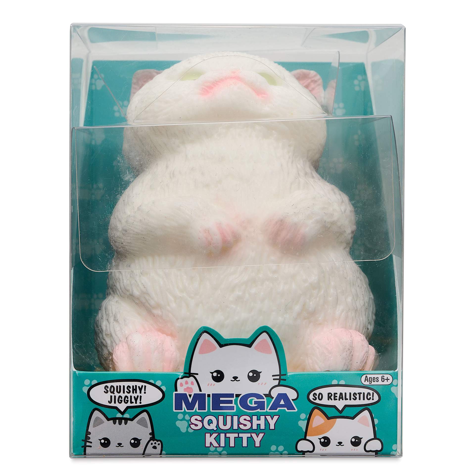 Zorbitz Mega Squishy Animal Figures - Kitty, packaging