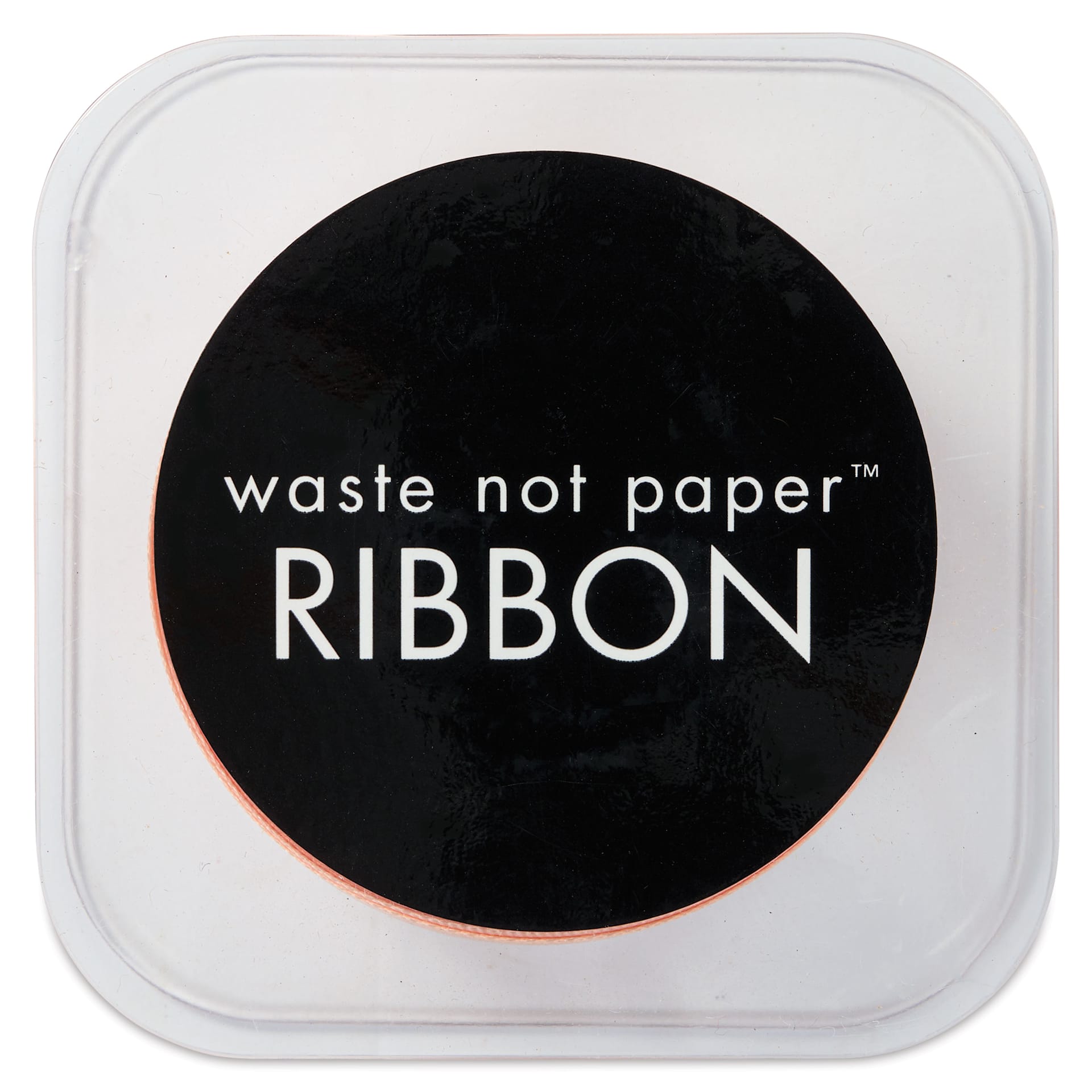 Paper Source Satin Ribbon - Blush, 1" x 10 yds, front of package