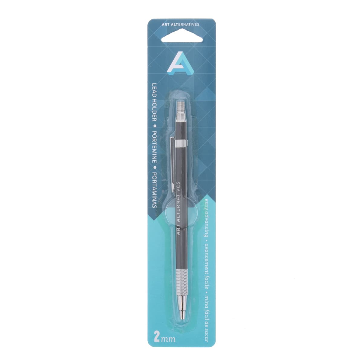 Art Alternatives Lead Holder - 2 mm, Black, in packaging