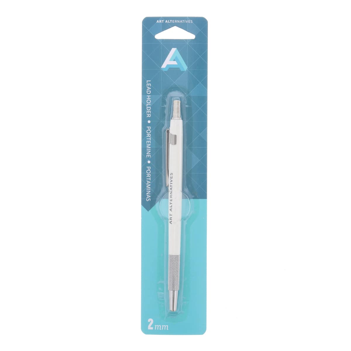 Art Alternatives Lead Holder - 2 mm, White, packaging