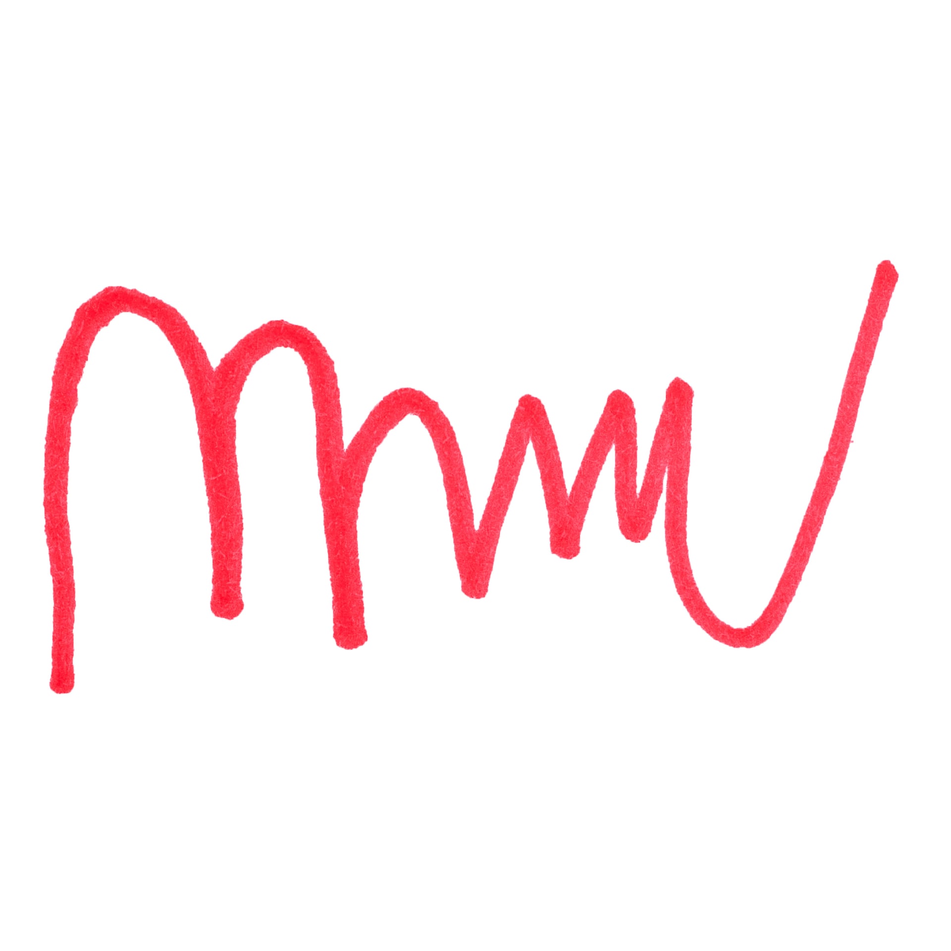 Art Alternatives Permanent Fine Marker - Red Swatch