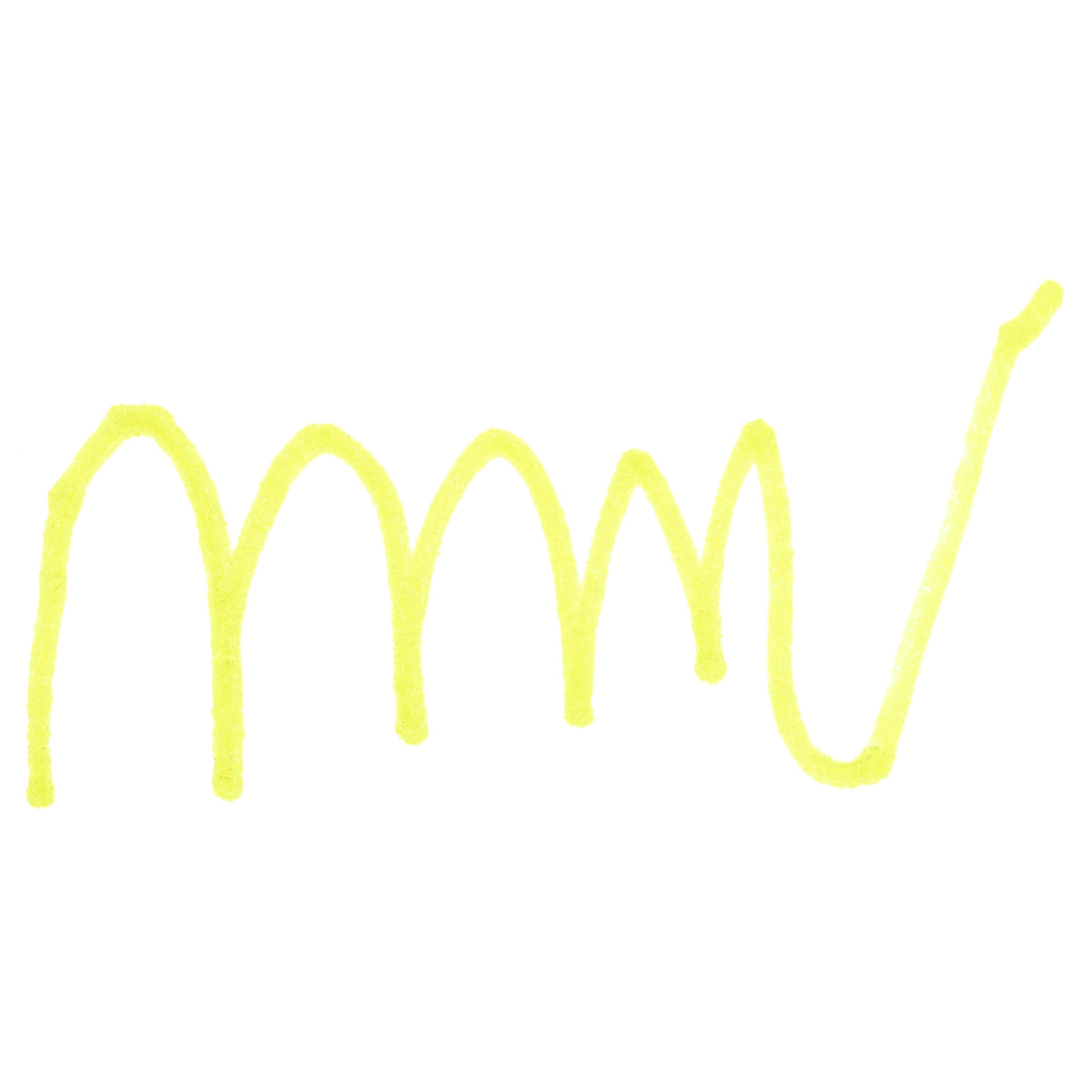 Art Alternatives Permanent Fine Marker - Chartreuse Swatch