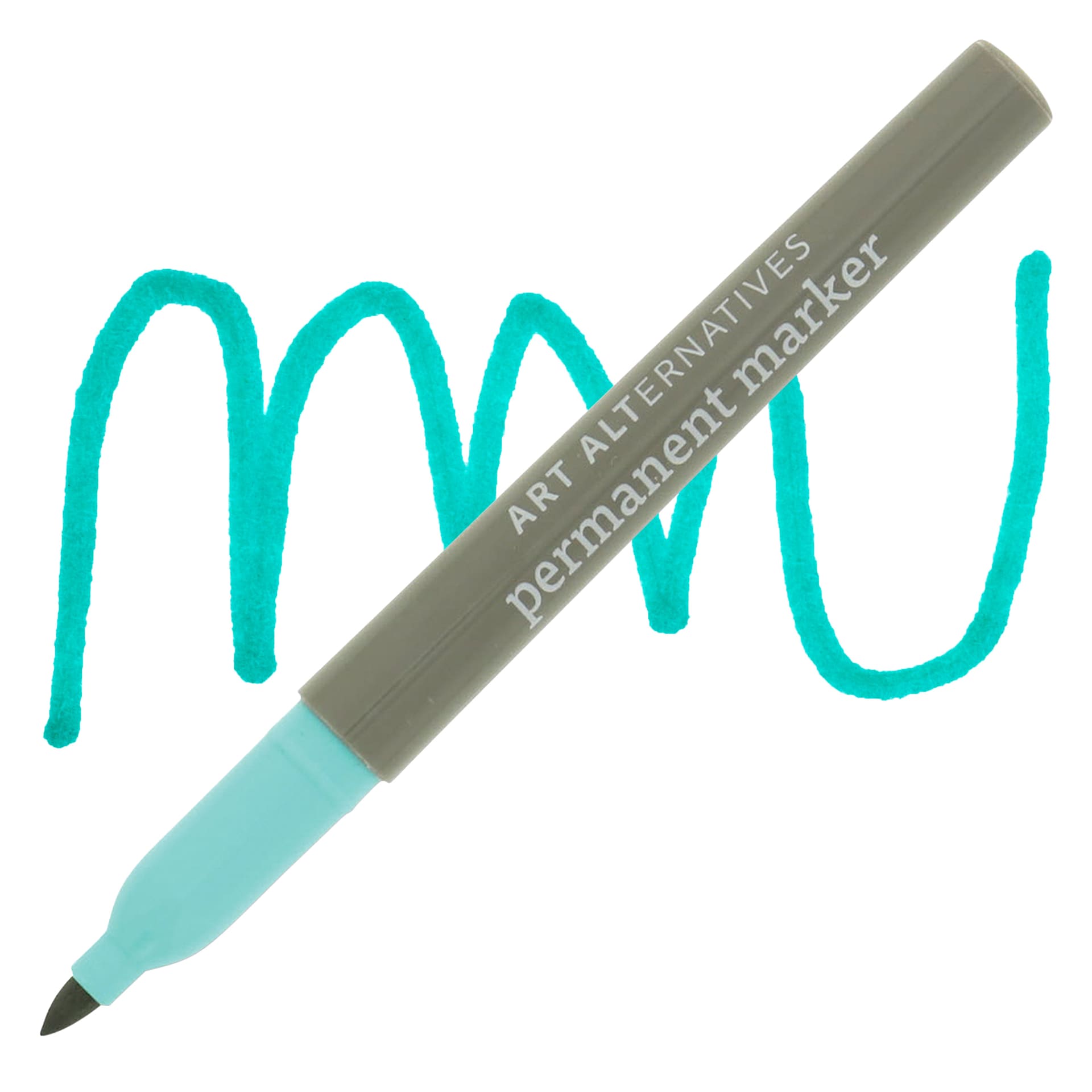 Art Alternatives Permanent Fine Marker - Aqua Marker and Swatch