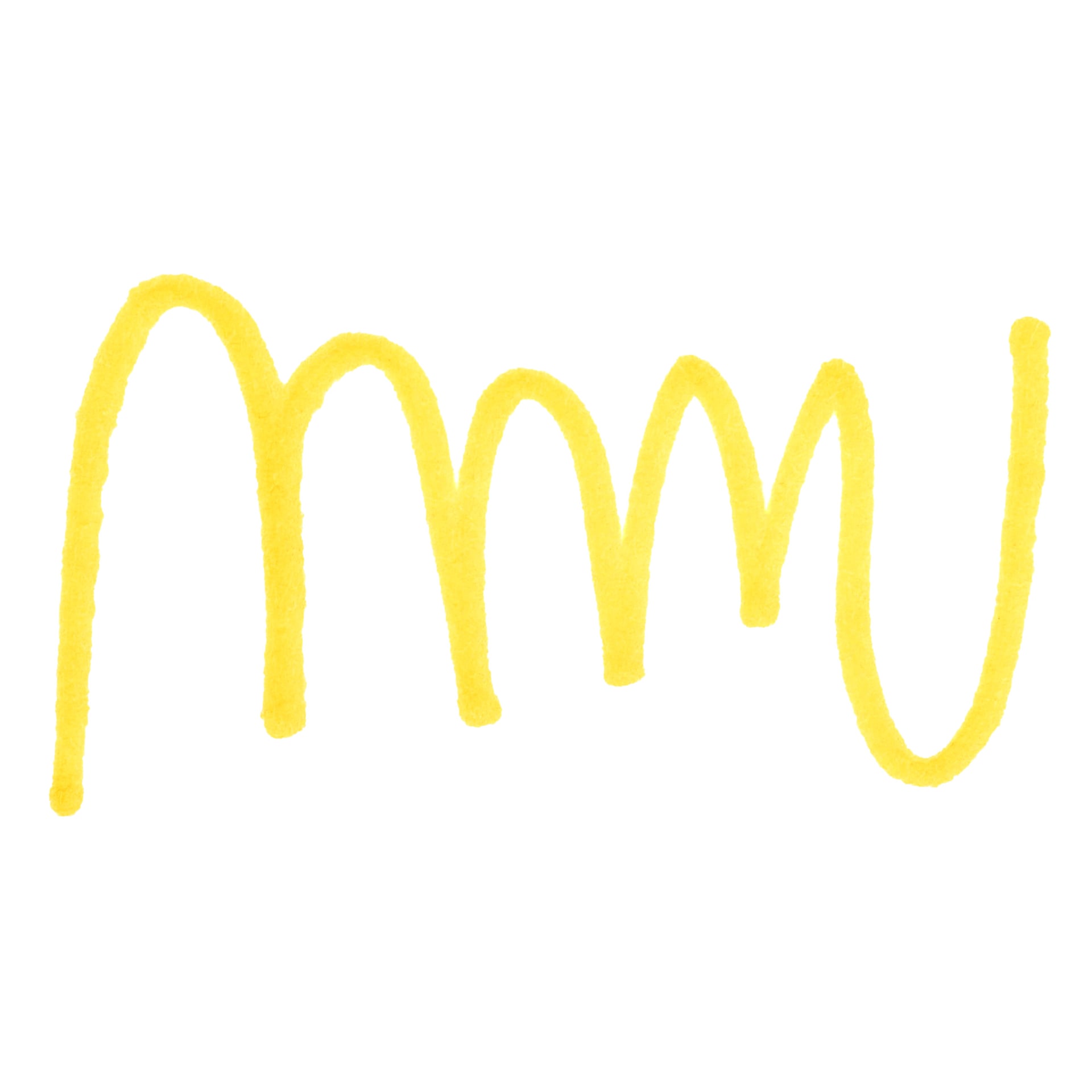 Art Alternatives Permanent Marker - Yellow Swatch
