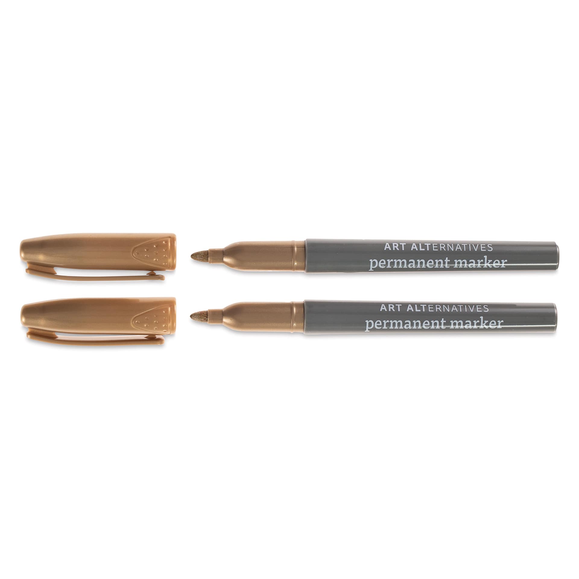 Permanent Marker Set Gold - Fine Tip, 2/Pkg.