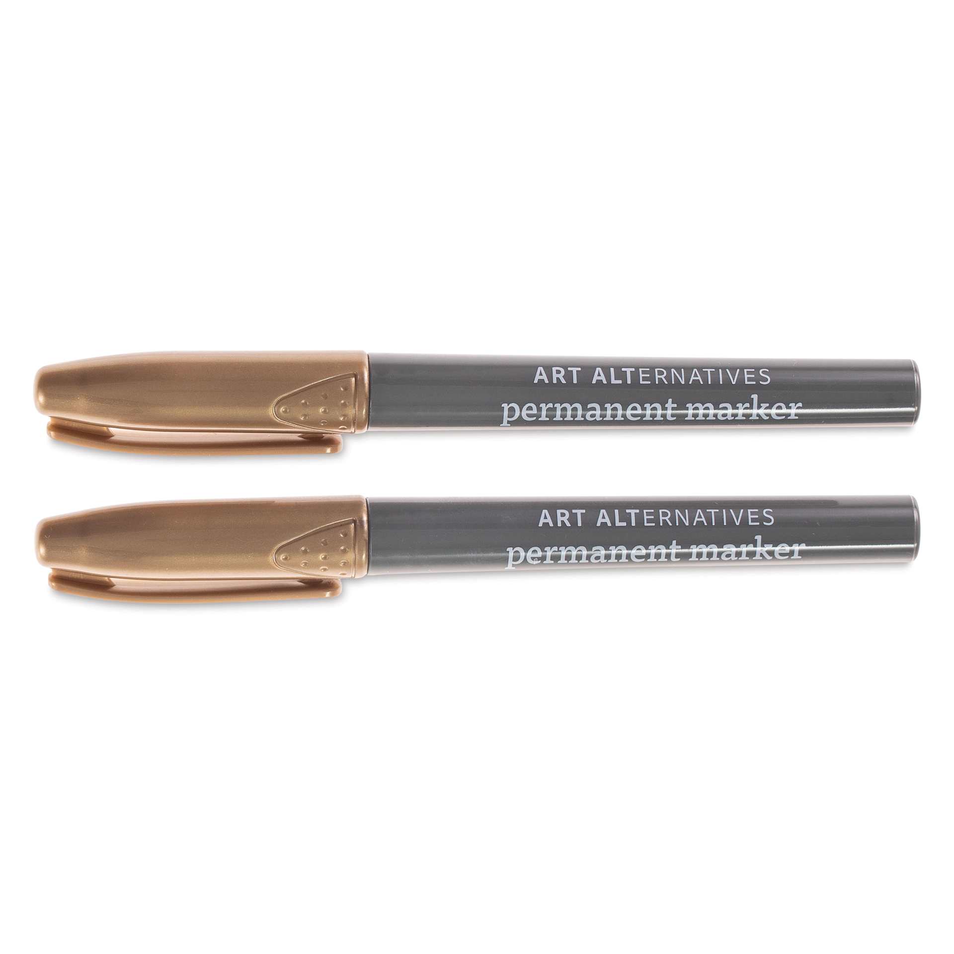 Permanent Marker Set Gold - Fine Tip, 2/Pkg.
